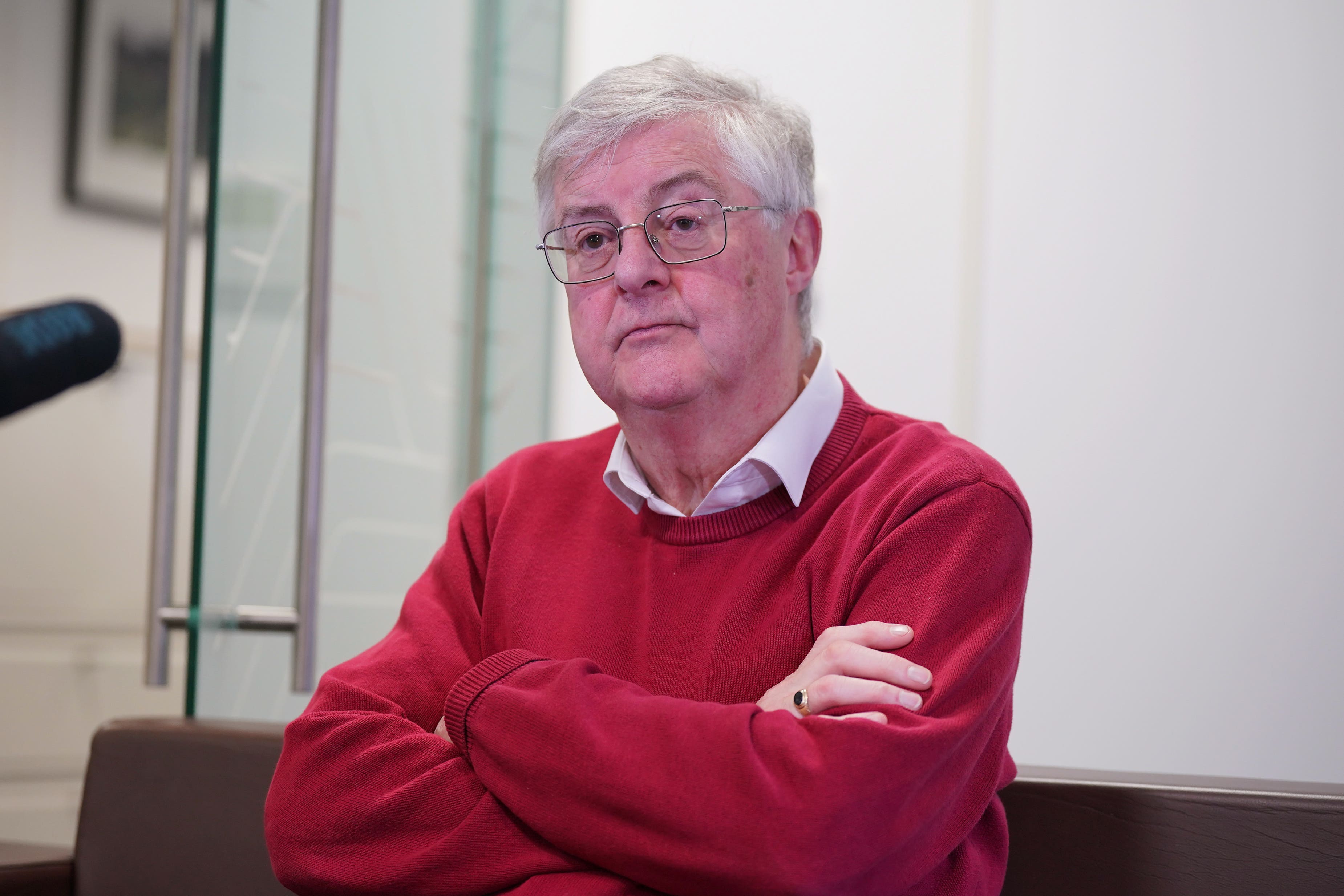 Welsh First Minister Mark Drakeford speaking to the media in London on Wednesday (Yui Mok/PA)