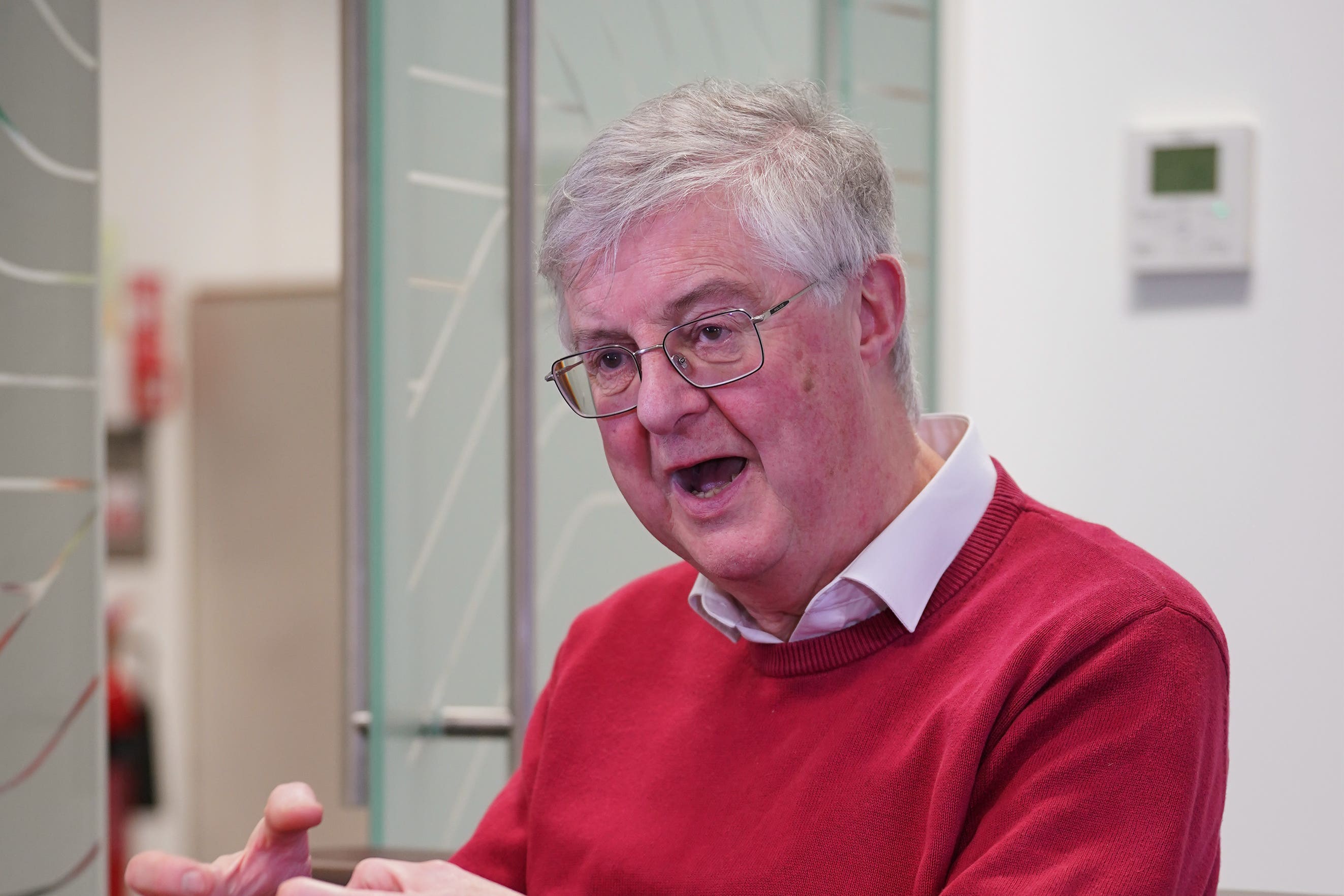 Welsh First Minister Mark Drakeford speaking to the media in London, following his announcement that he is standing down as Labour leader. The 69-year-old Labour politician, who has been Wales’ leader since December 2018, said he hoped his replacement could be in place before Easter 2024. Picture date: Wednesday December 20, 2023.