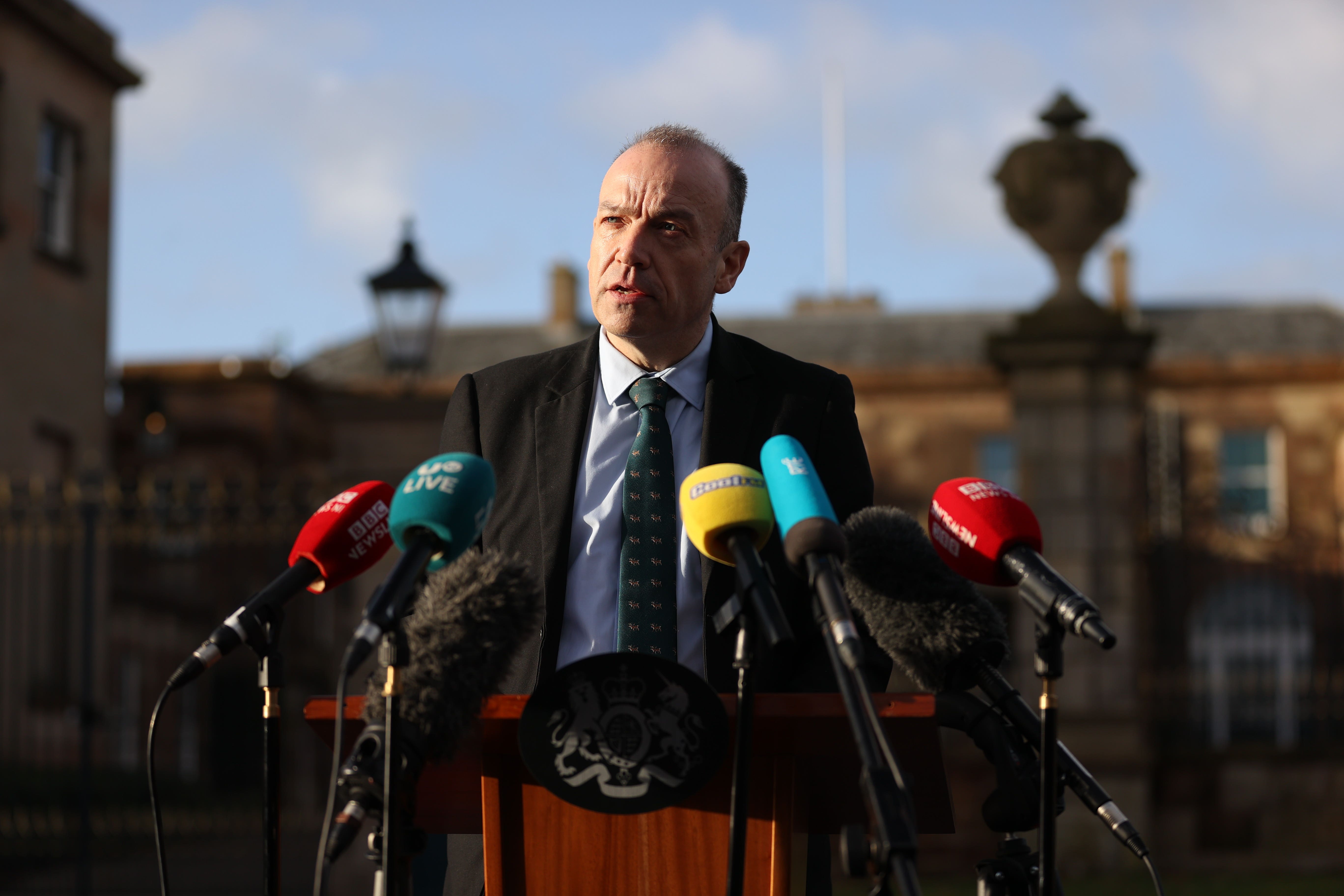 Northern Ireland Secretary Chris Heaton-Harris said the UK Government would ‘robustly defend the legislation’ (Liam McBurney/PA)