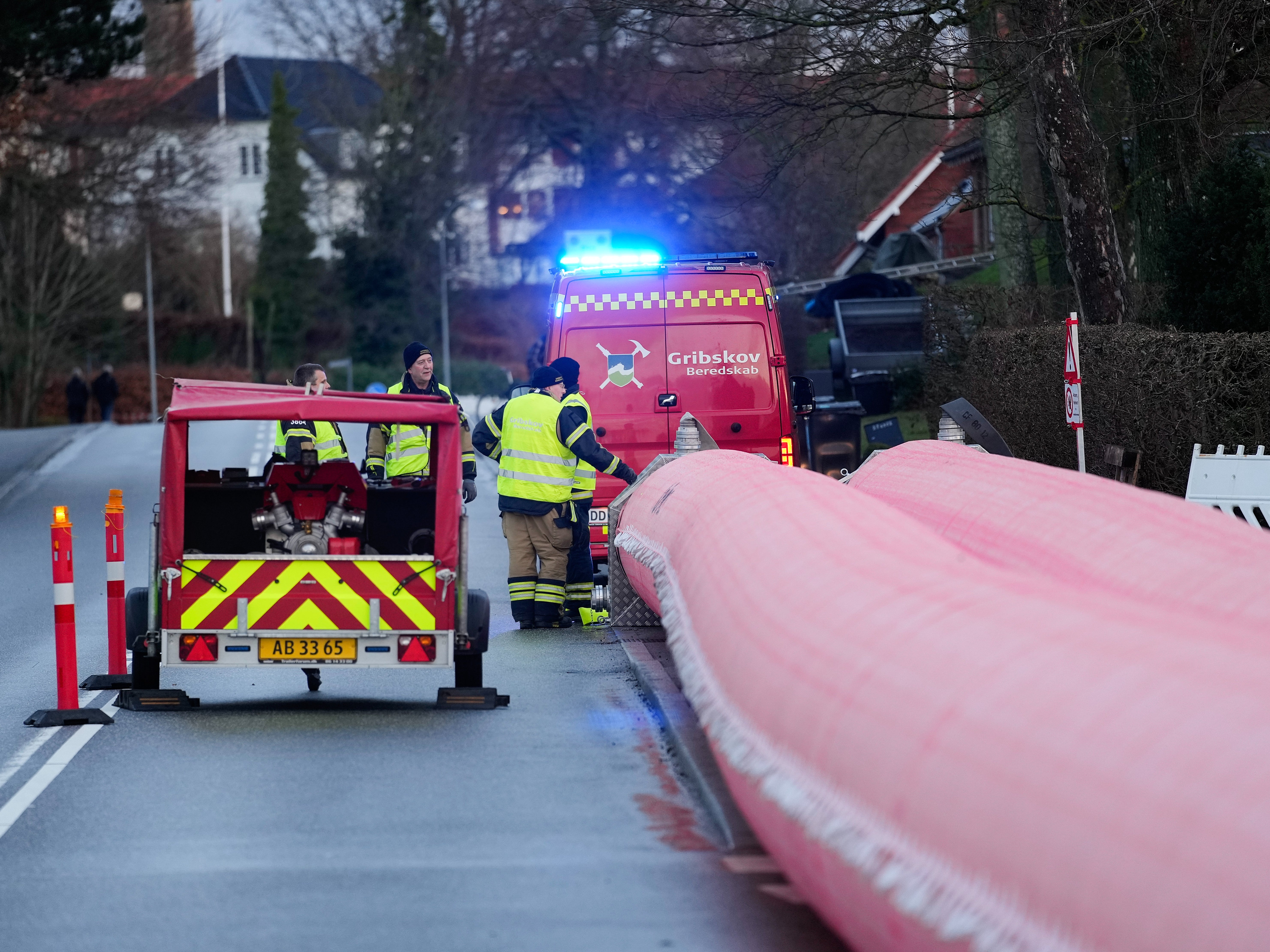 The Danish Civil Defence Agency prepares for Storm Pia