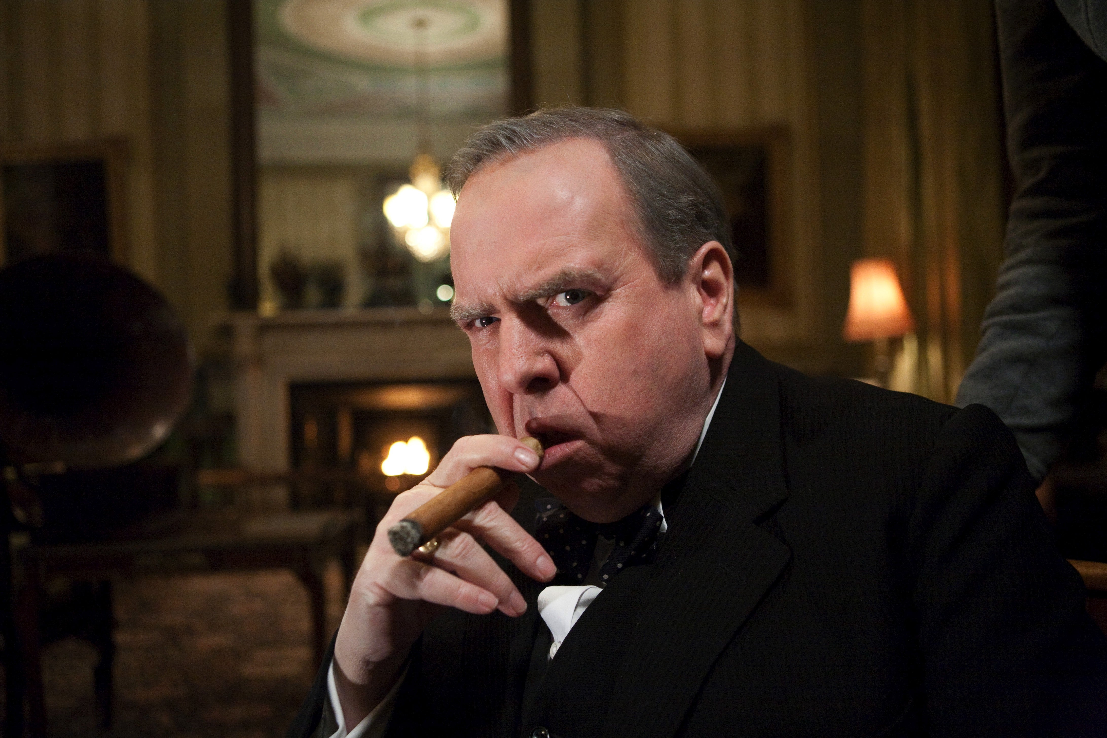 Timothy Spall as Winston Churchill in ‘The King’s Speech’