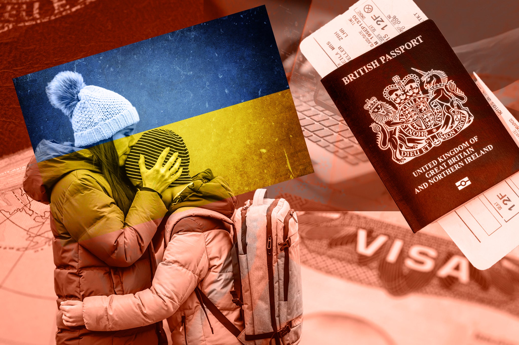 One charity told The Independent it was supporting 84 families who had asked for help since the government tightened routes for Ukrainians in February