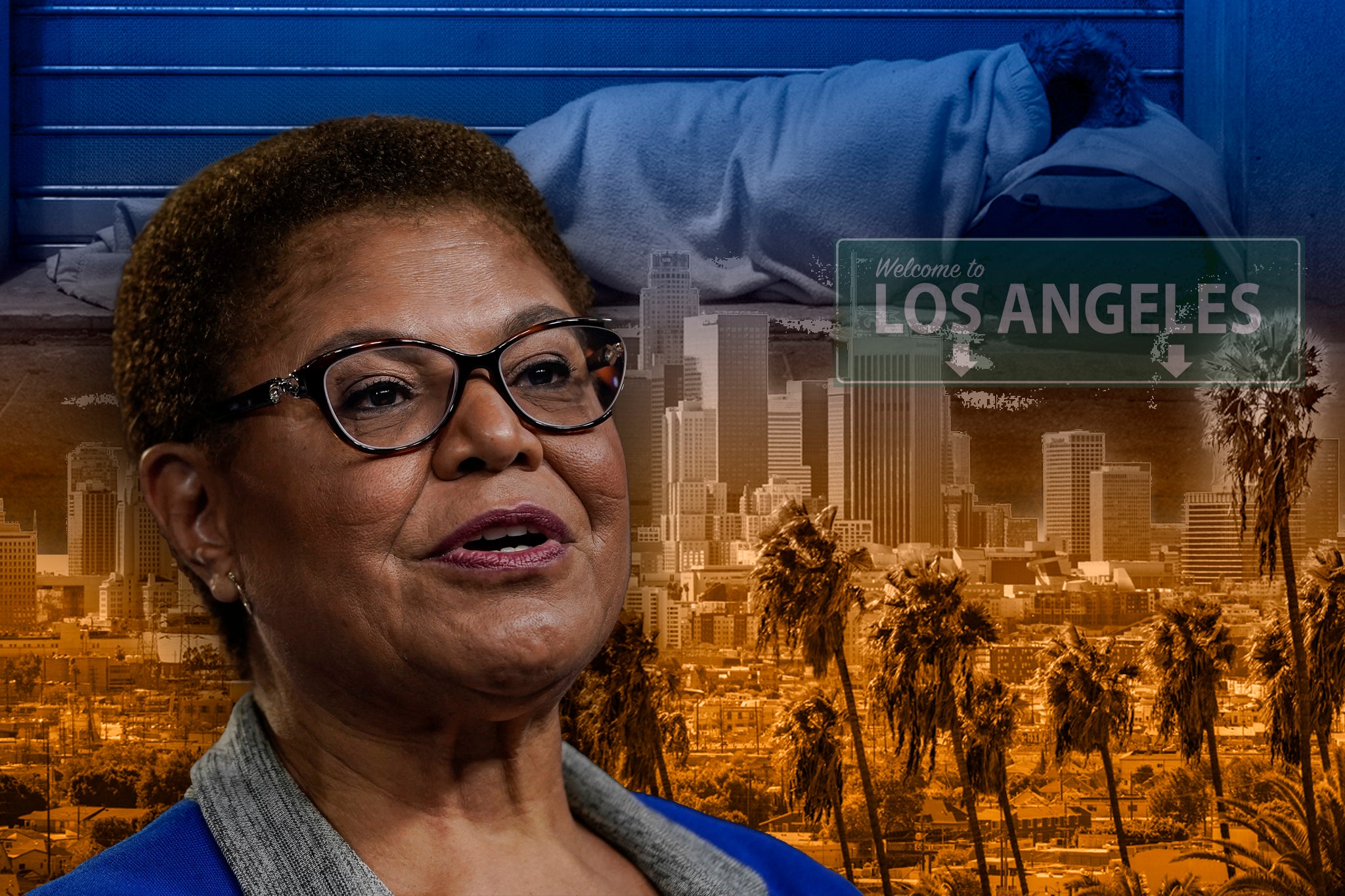 Los Angeles has a quarter of California’s homeless population. Mayor Karen Bass has vowed to house thousands in her first year in office.