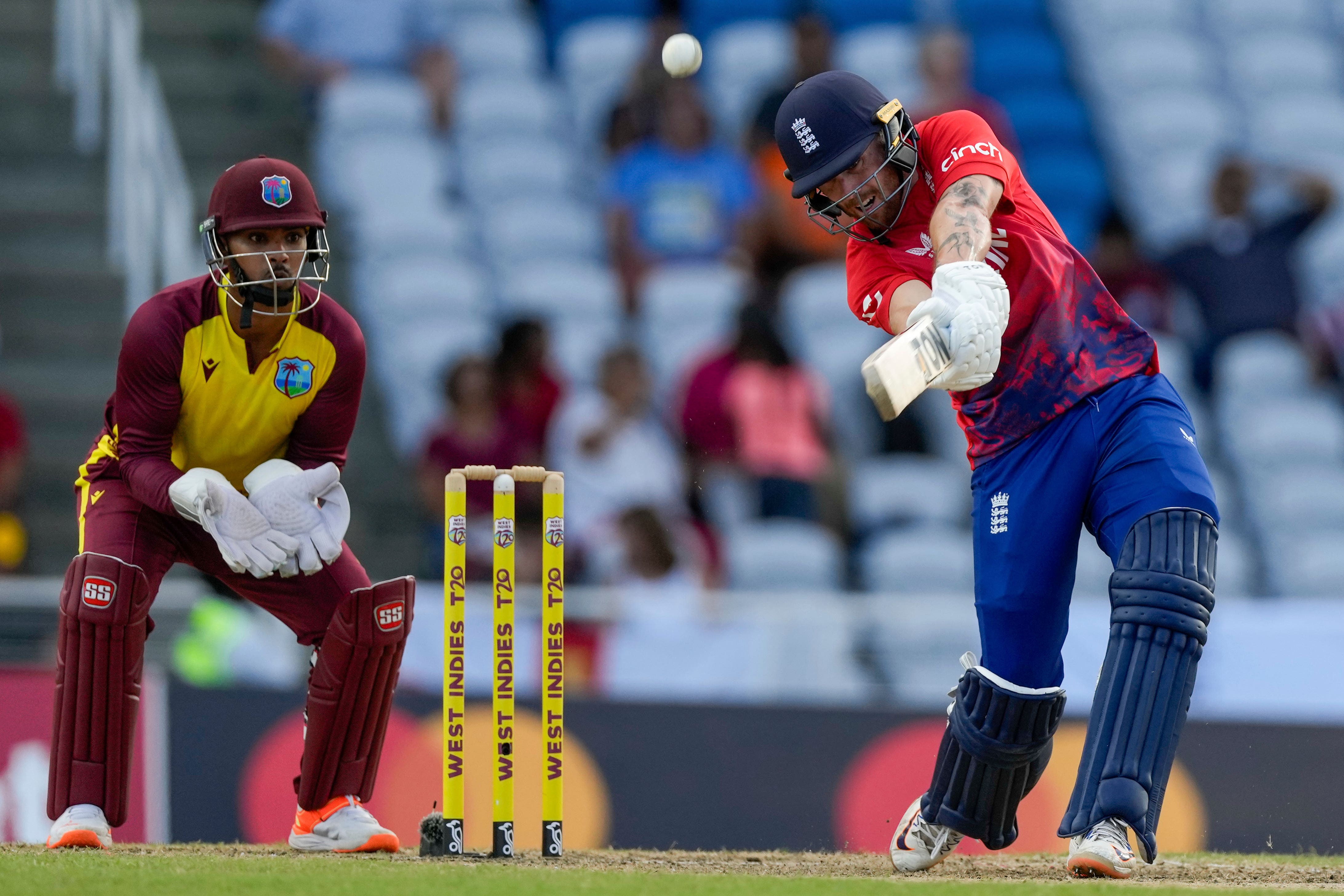 Phill Salt top-scored but England were second best (Ricardo Mazalan/AP)