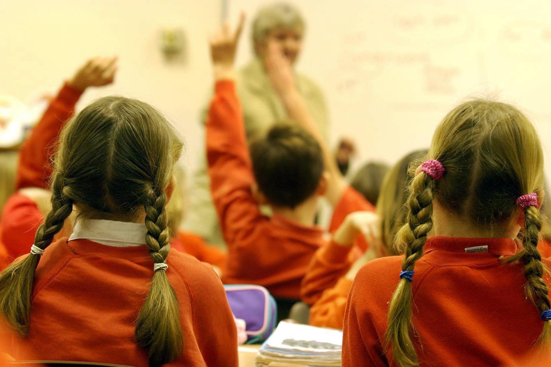 Almost half of state school teachers work at a school with children who are homeless or who have become homeless in the past year, a survey has suggested (Barry Batchelor/PA)