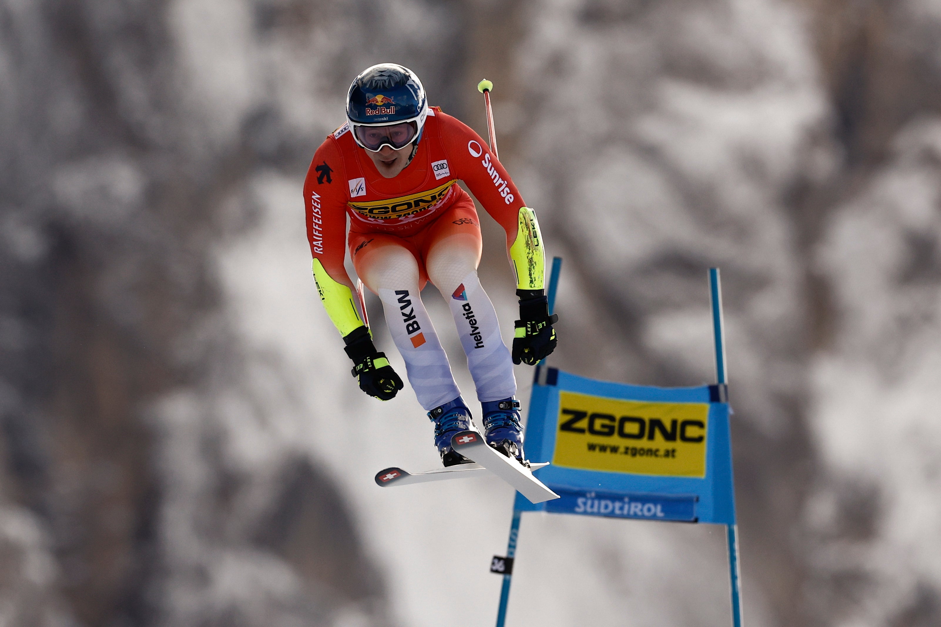 Marco Odermatt’s airbag was deployed during a race in 2024