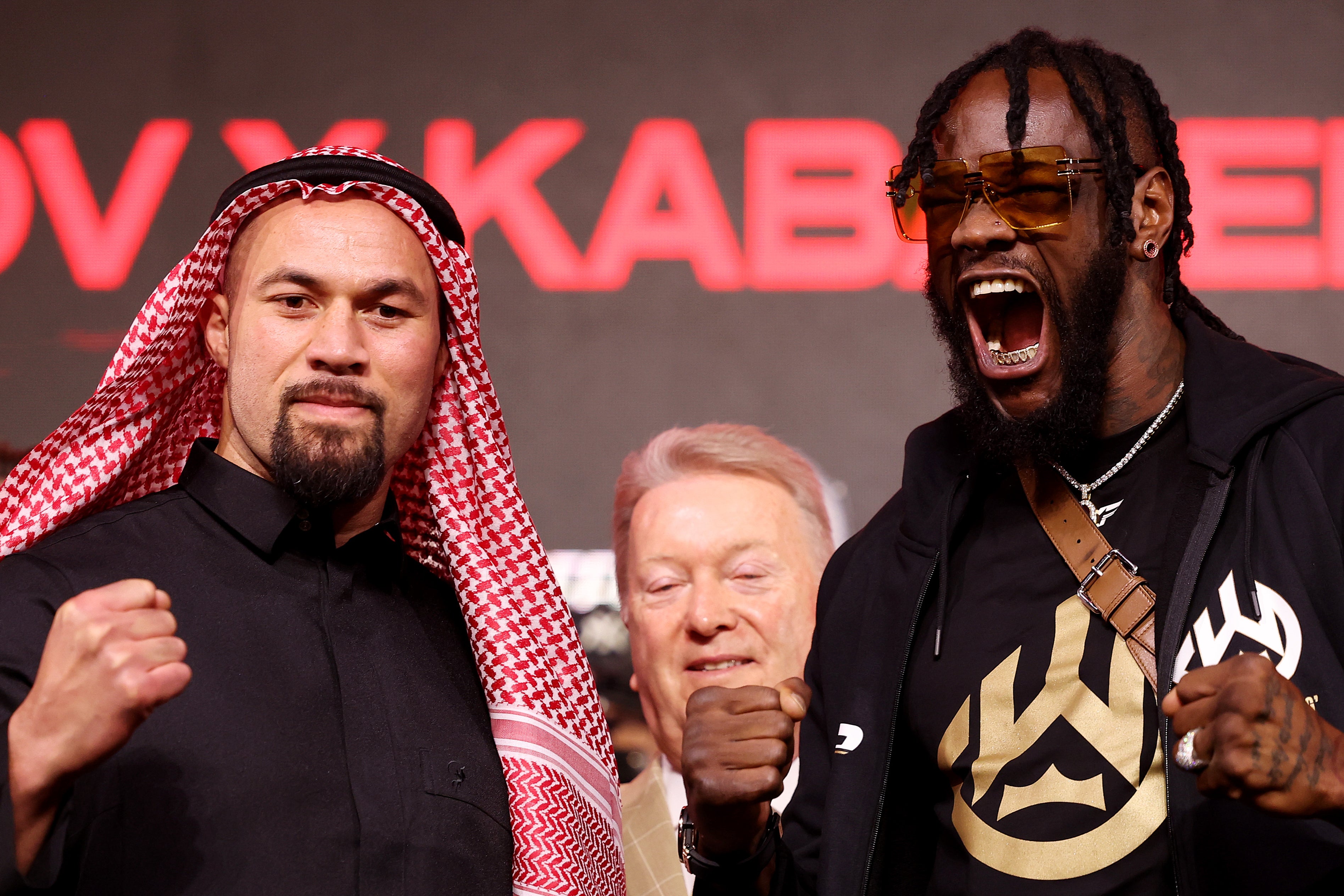 Heavyweight rivals Joseph Parker and Deontay Wilder