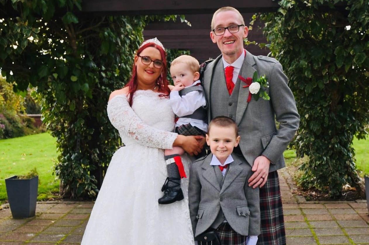 Craig and Kat Devine now have two sons (NHS Golden Jubilee/PA)