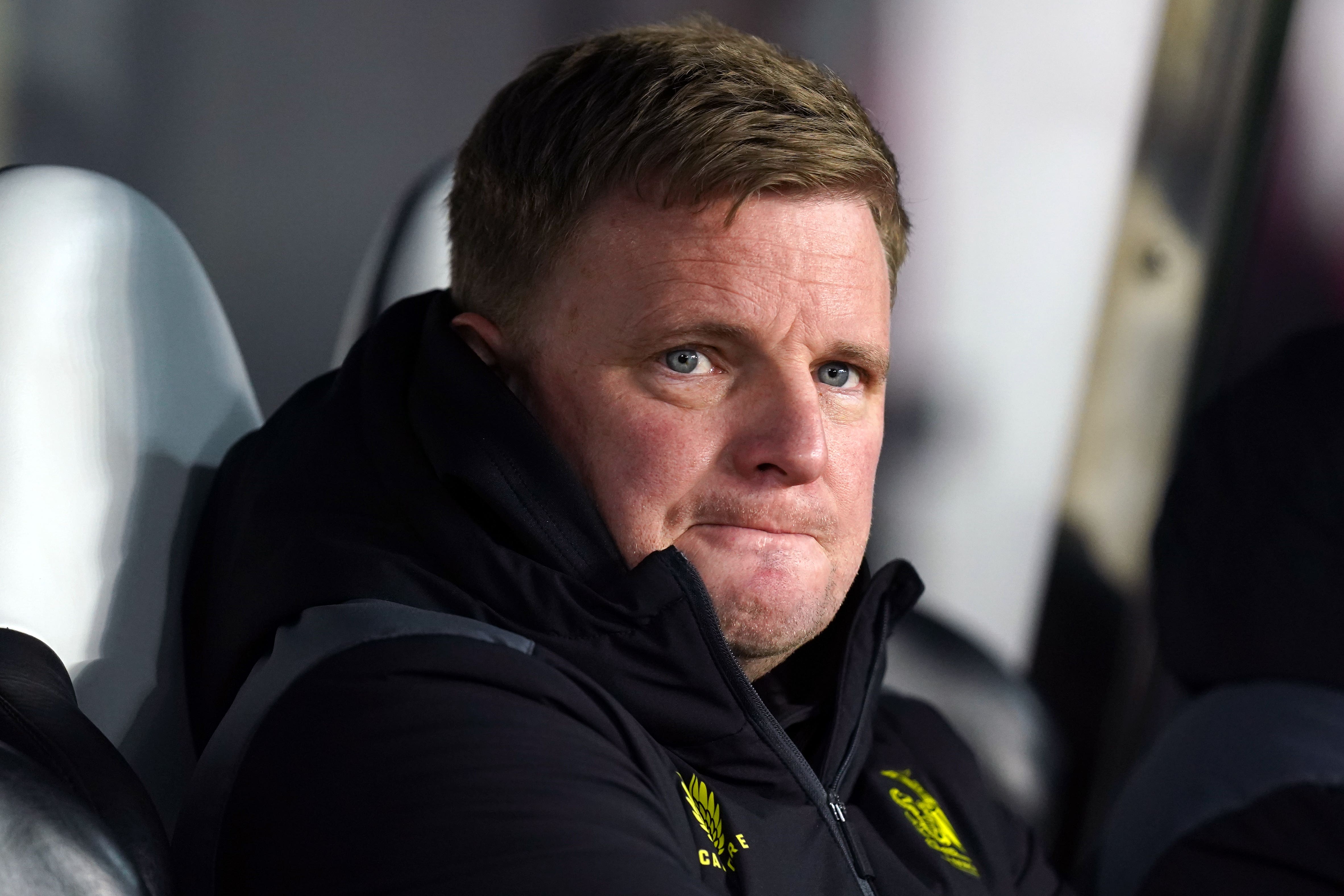 Newcastle head coach Eddie Howe (Mike Egerton/PA)