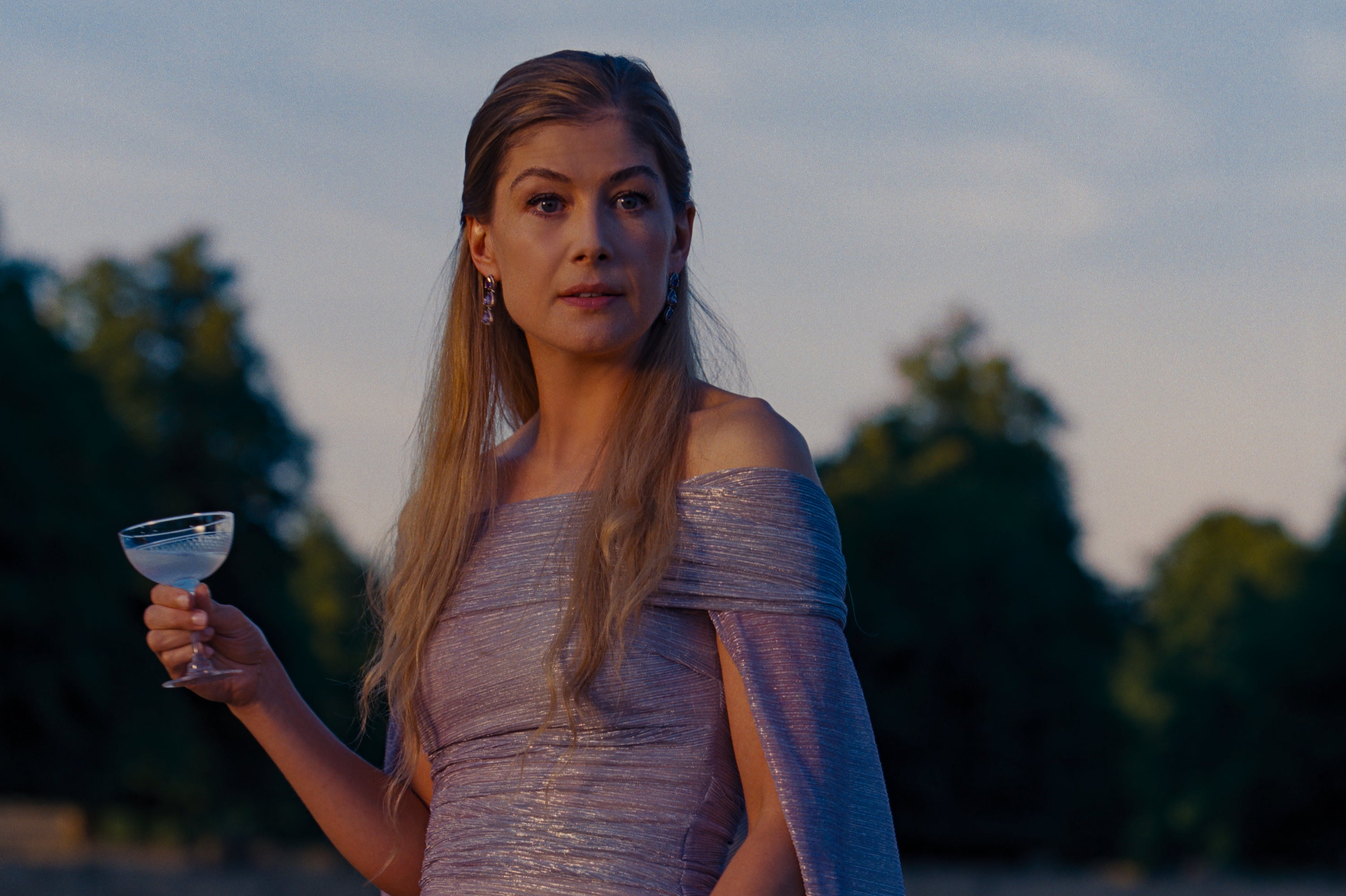 Rosamund Pike as Elspeth in ‘Saltburn'