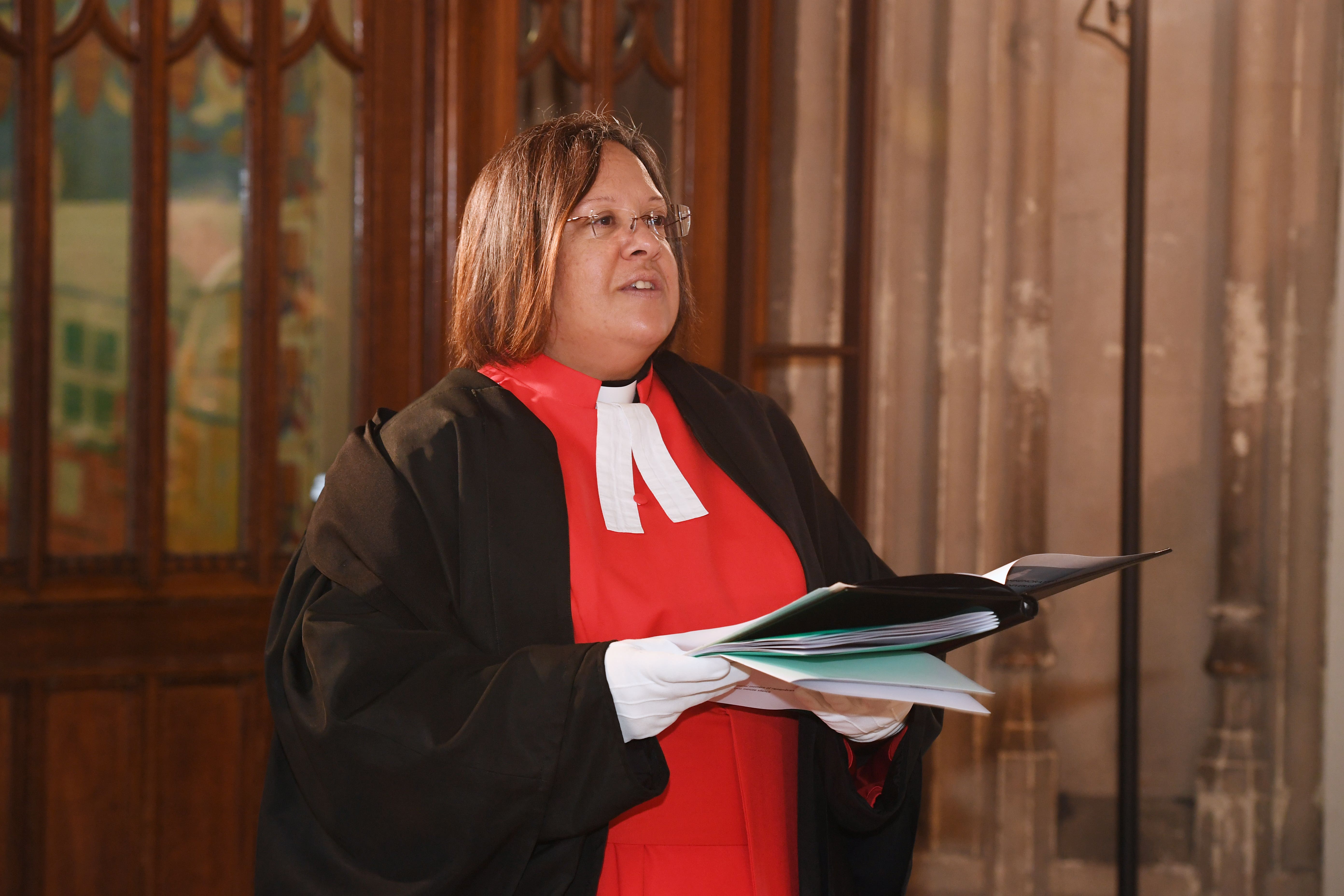 Tricia Hillas, the chaplain to the Commons Speaker, said MPs value having prayers before Commons proceedings begin (UK Parliament/Jessica Taylor/PA)