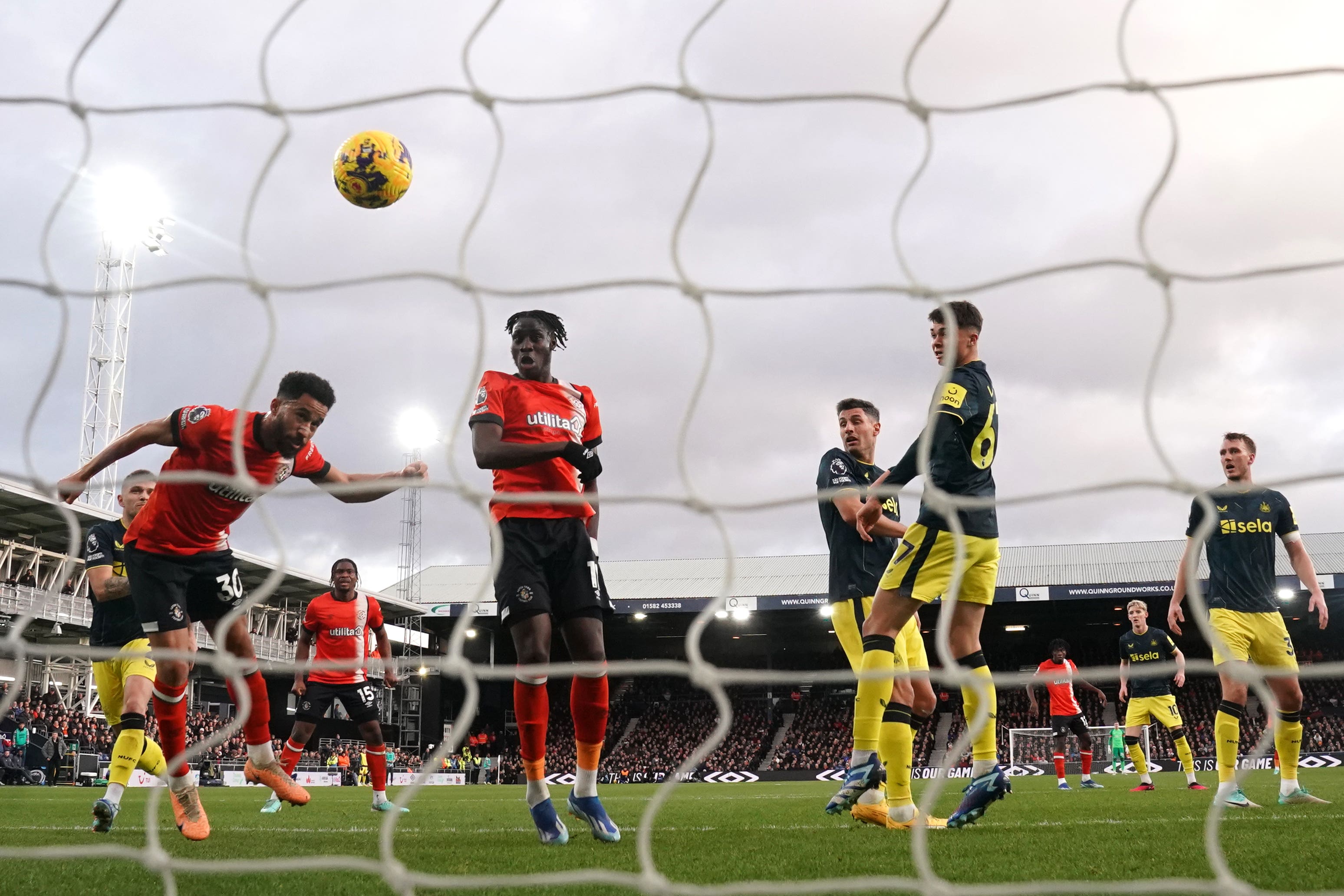 Andros Townsend scored the only goal as Luton beat Newcastle 1-0 (Nick Potts/PA)