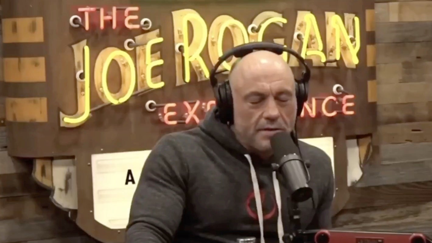 Joe Rogan made the gaffe while accusing Biden of making a gaffe