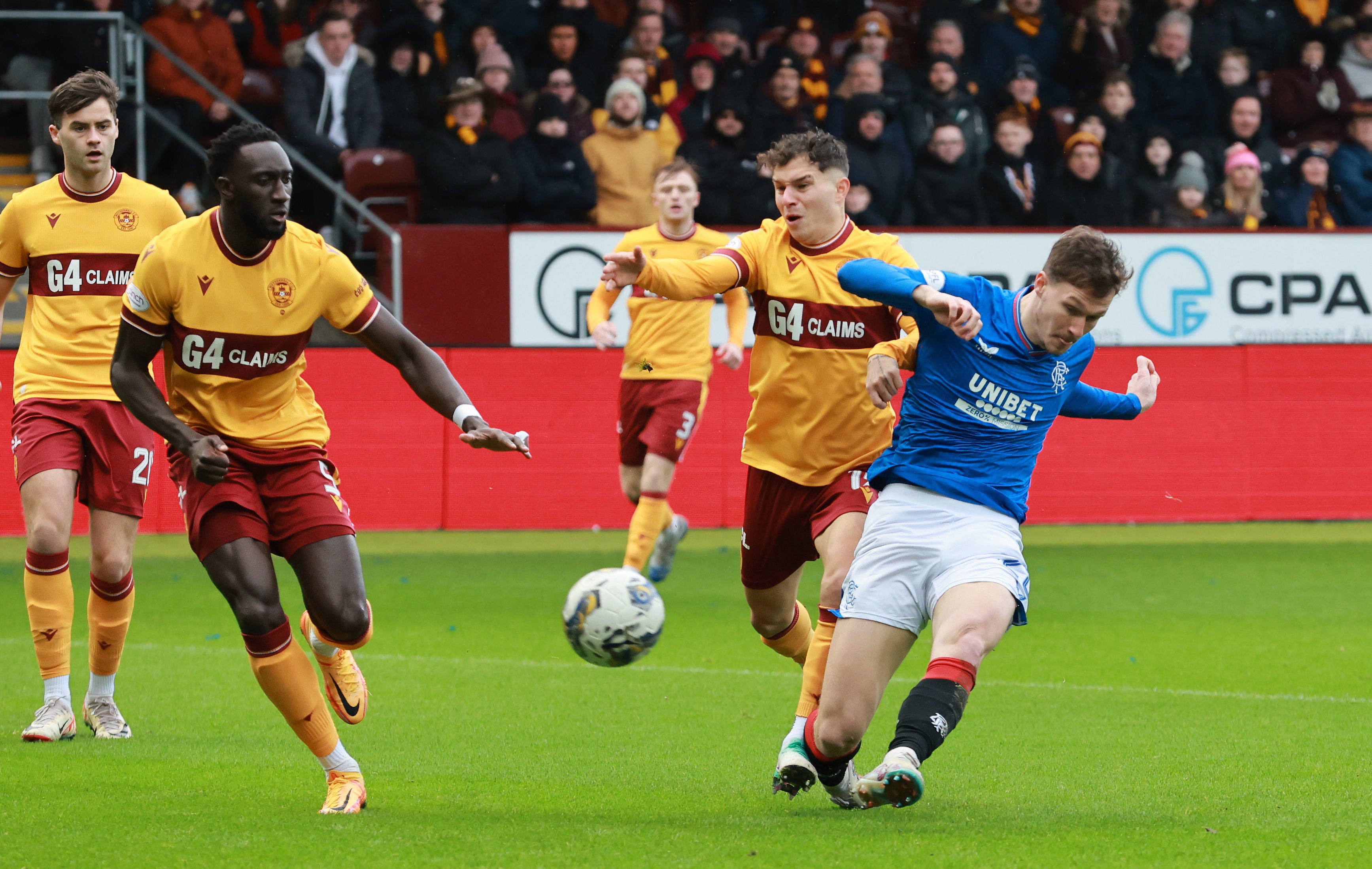 Kieran Dowell slotted home Rangers’ opener