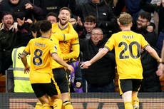 Wolves punish Raheem Sterling’s glaring miss as Chelsea’s away slump continues