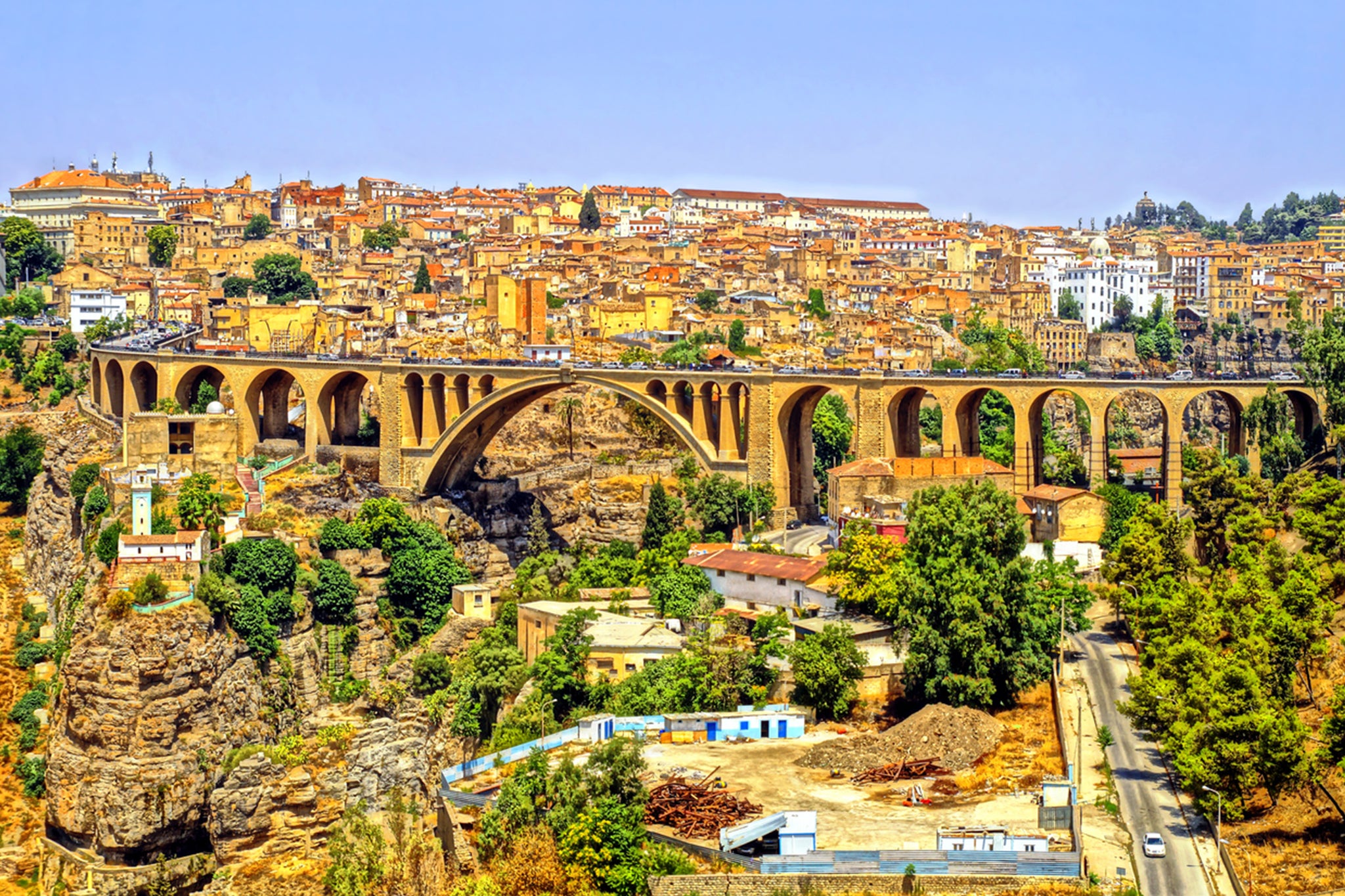 The old town of Constantine in Algeria is part of the Unesco global heritage