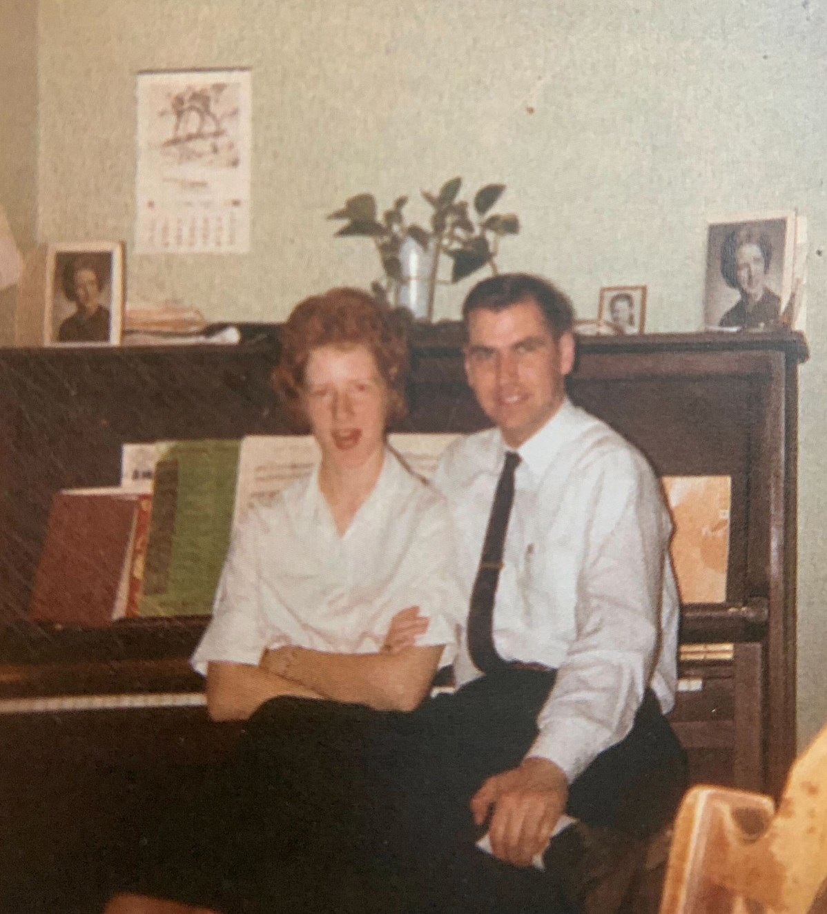 Ruth and Andy Weller in 1963