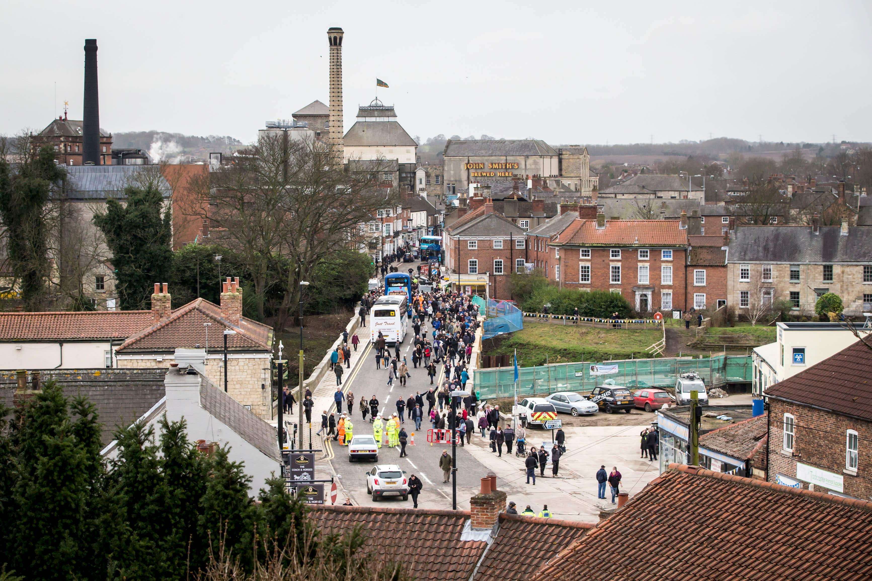 Tadcaster town centre (PA)