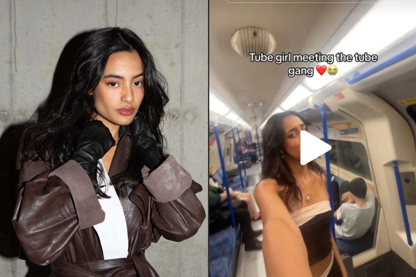 Sabrina Bahsoon went viral for dancing on the Tube (Harrison Grant/sabrinabahsoon/TikTok)