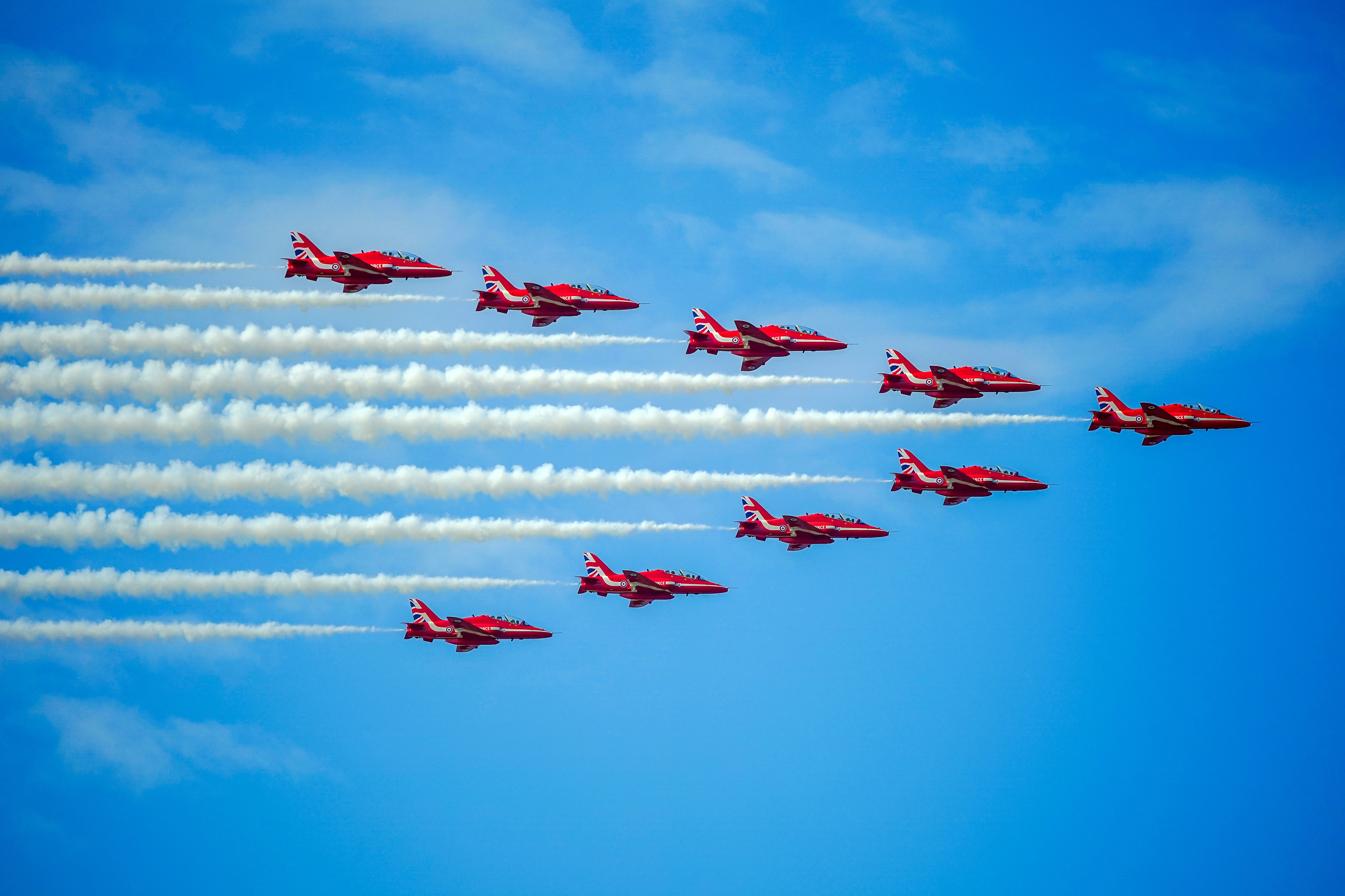 Members of the Red Arrows have condemned an RAF investigation into claims of a ‘toxic culture’ (Peter Byrne/PA)