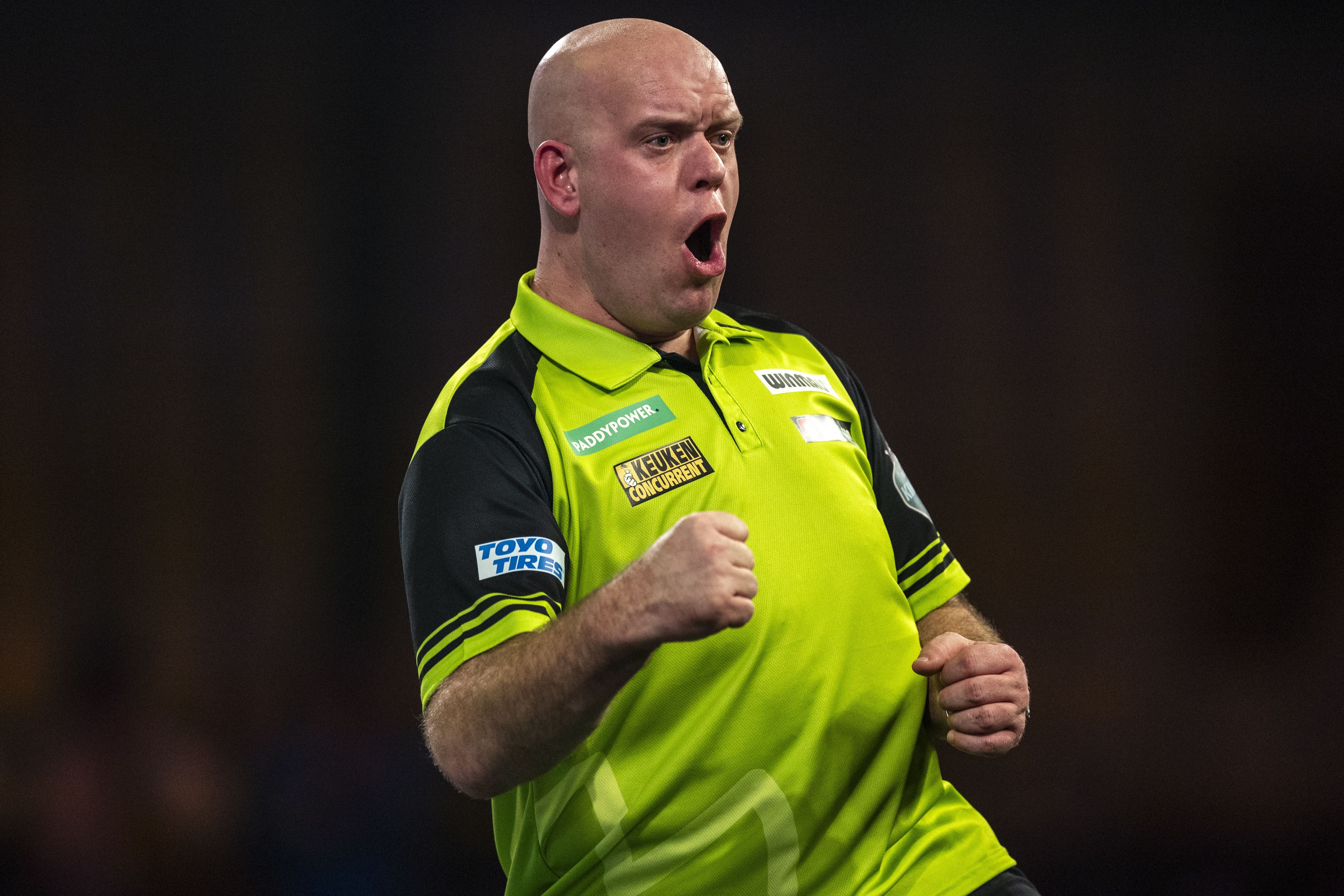 Michael Van Gerwen has not won at Alexandra Palace since 2019 (Steven Paston/PA)