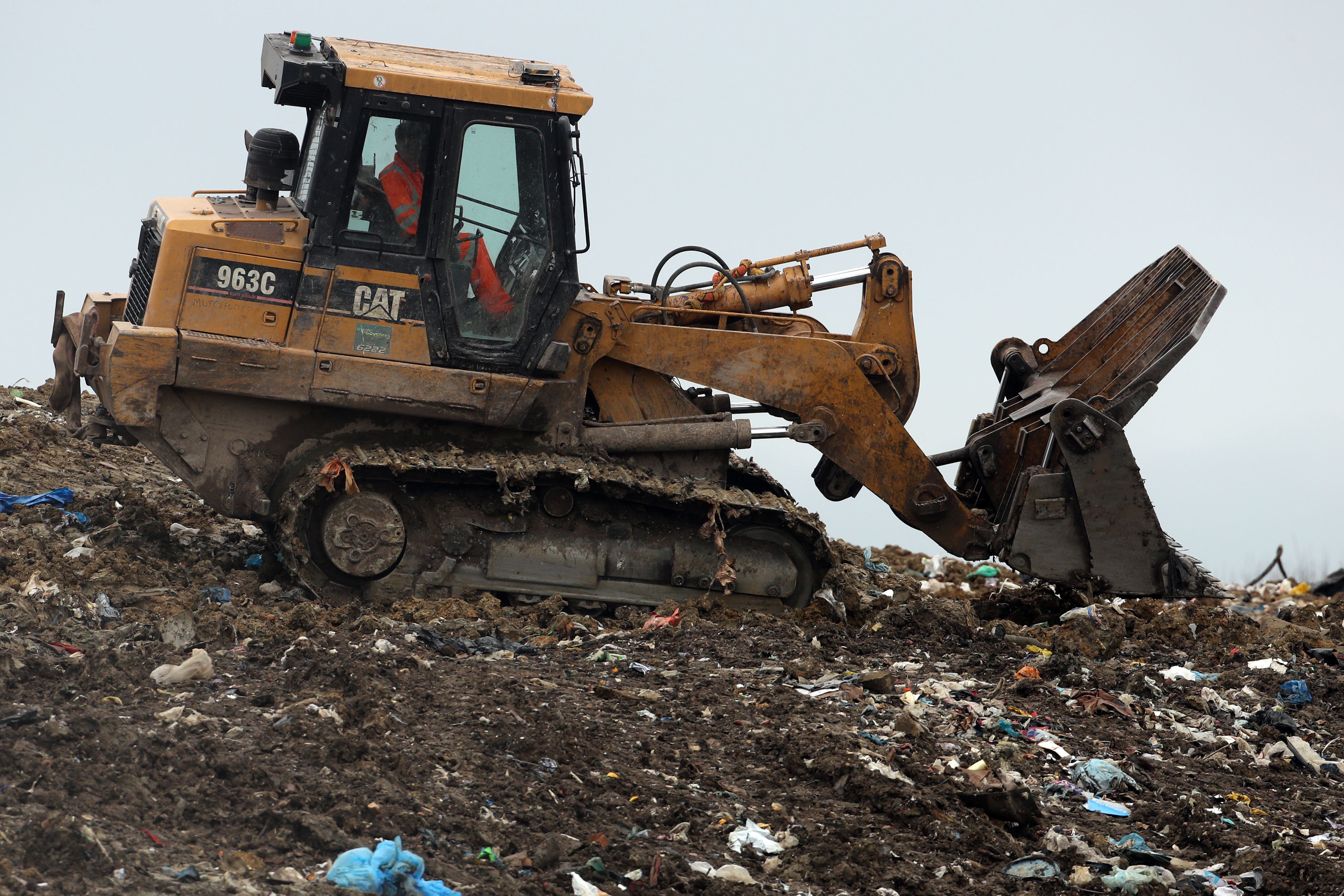 Waste is already spilling into the sea in 25 council districts (Chris Radburn/PA)