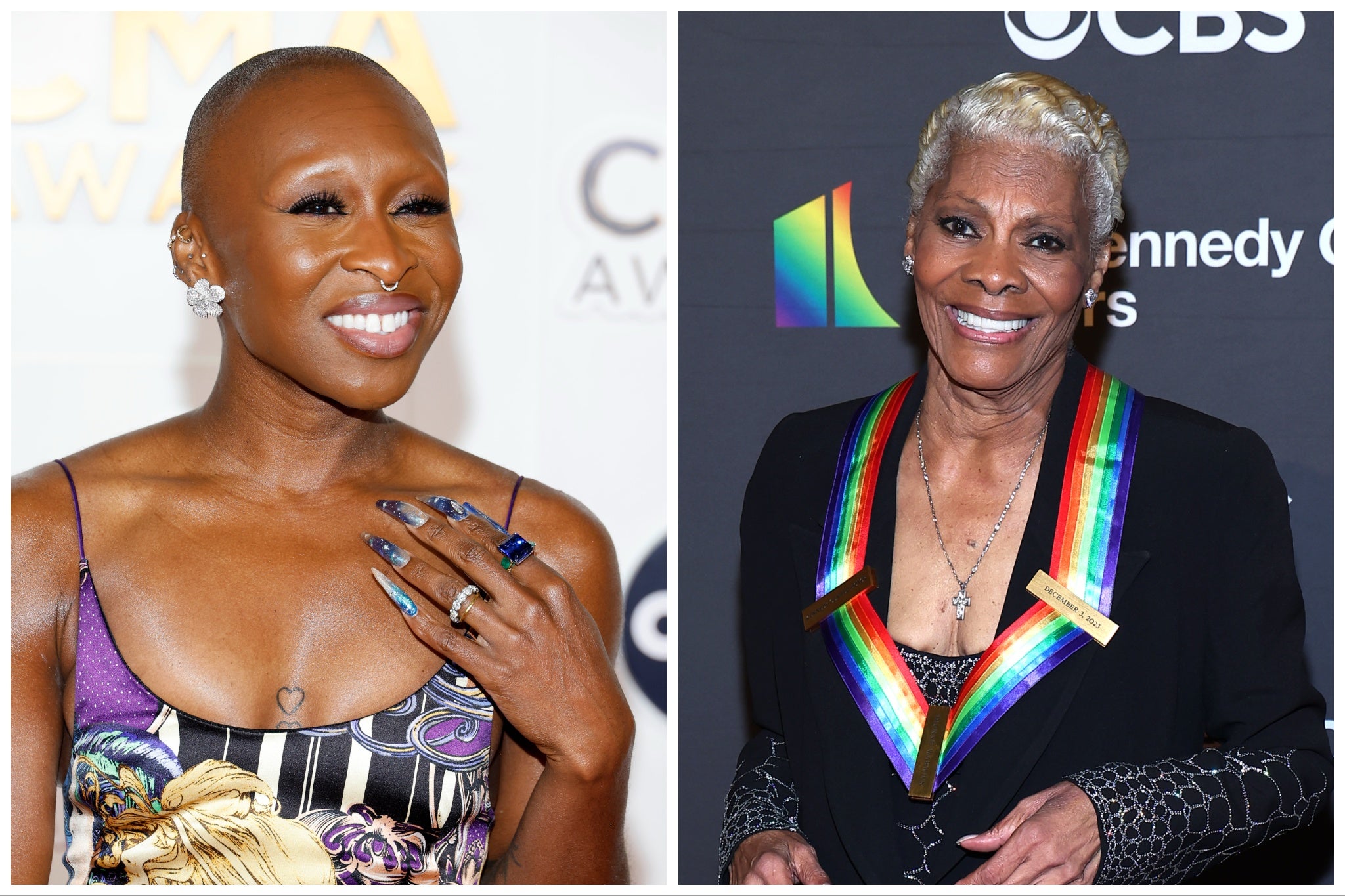 Cynthia Erivo and Dionne Warwick