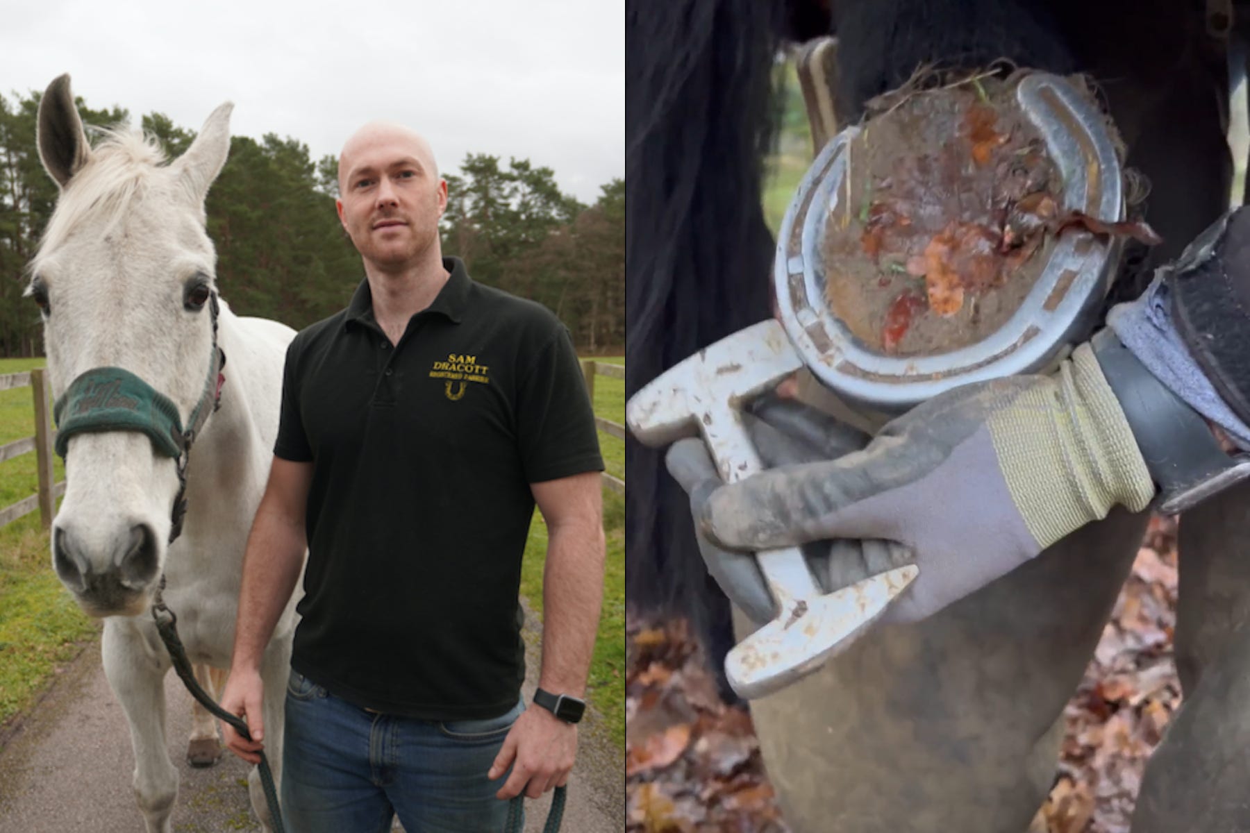 Farrier Sam Dracott has become one of the most viewed TikTokers in the UK for a third consecutive year (Sam Dracott/PA)