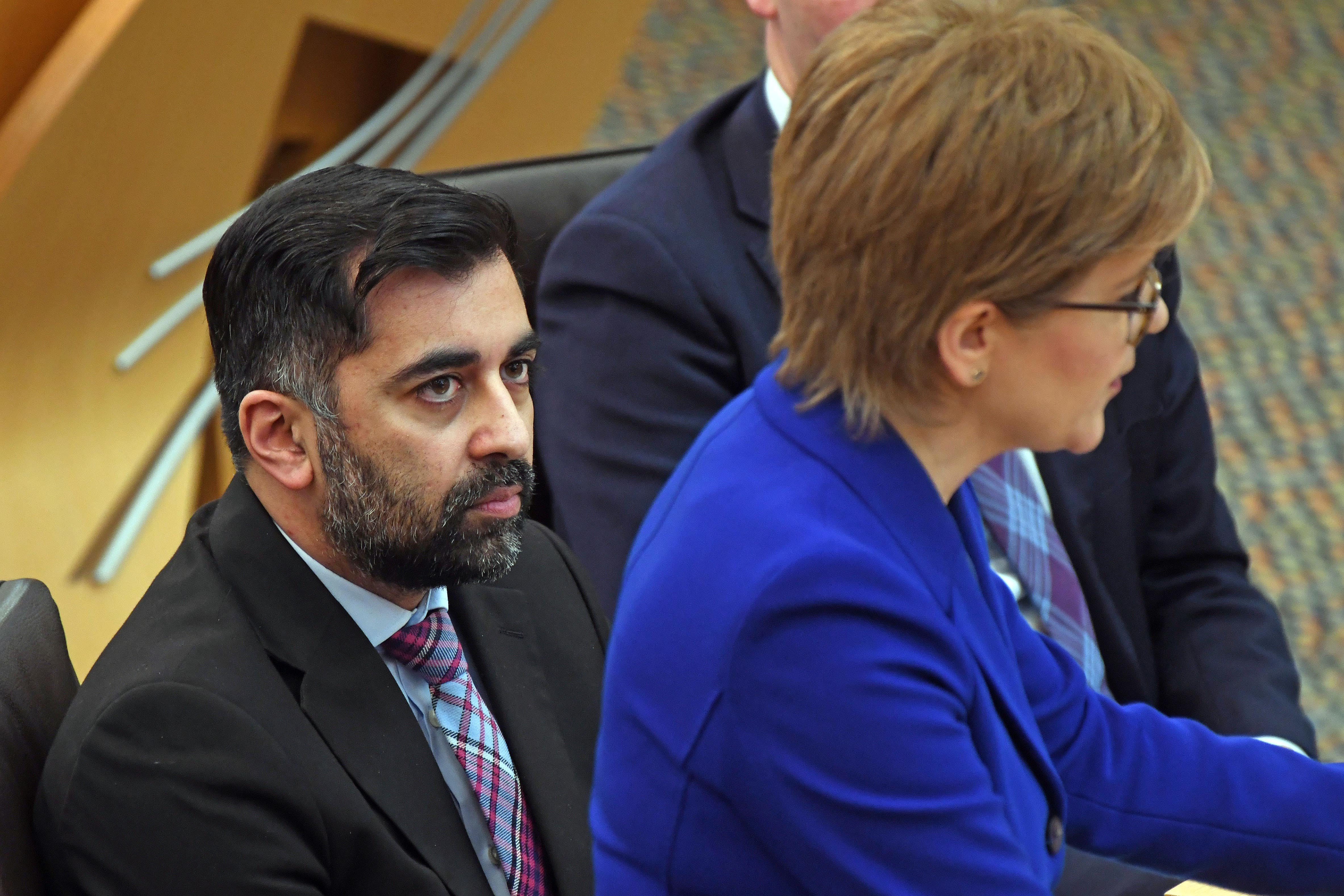 Humza Yousaf took over as SNP leader and First Minster when Nicola Sturgeon stepped down early this year (PA)