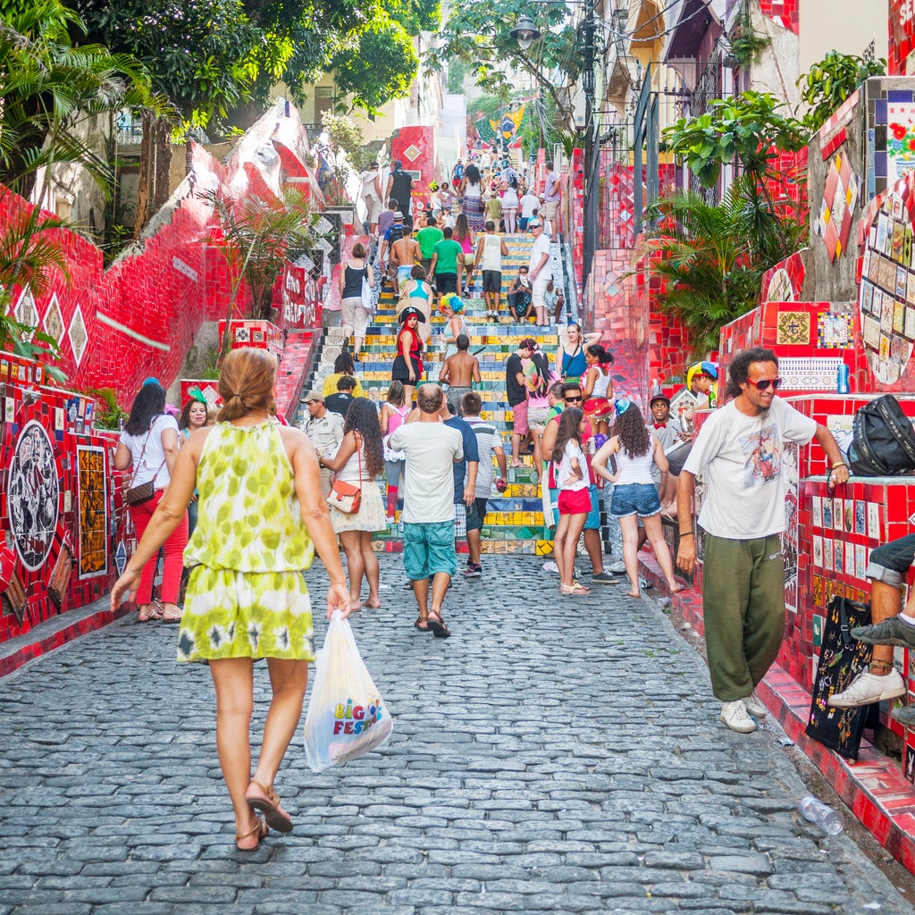 The Arcos de Lapa, an aqueduct that used to carry water to downtown Rio, is the symbol of the neighbourhood