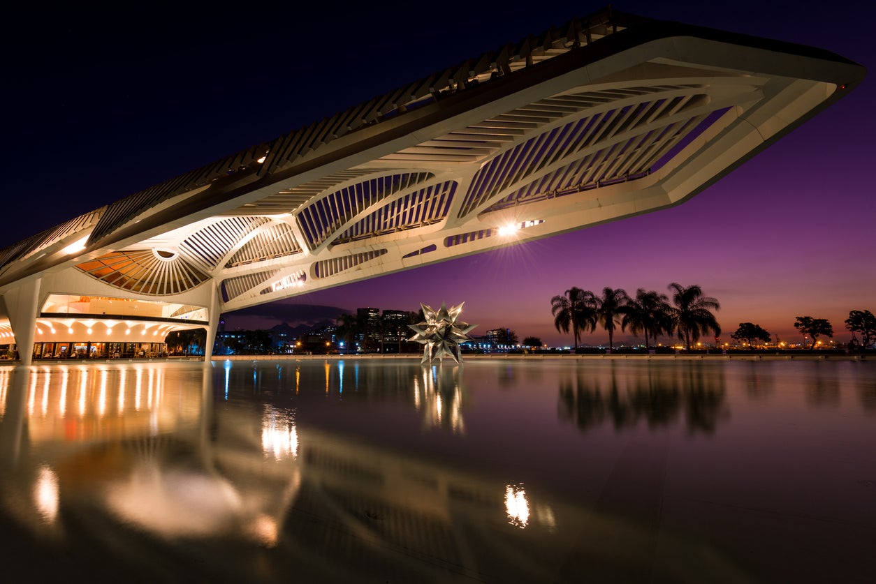 The Museum of Tomorrow was built ahead of the 2016 Olympic Games