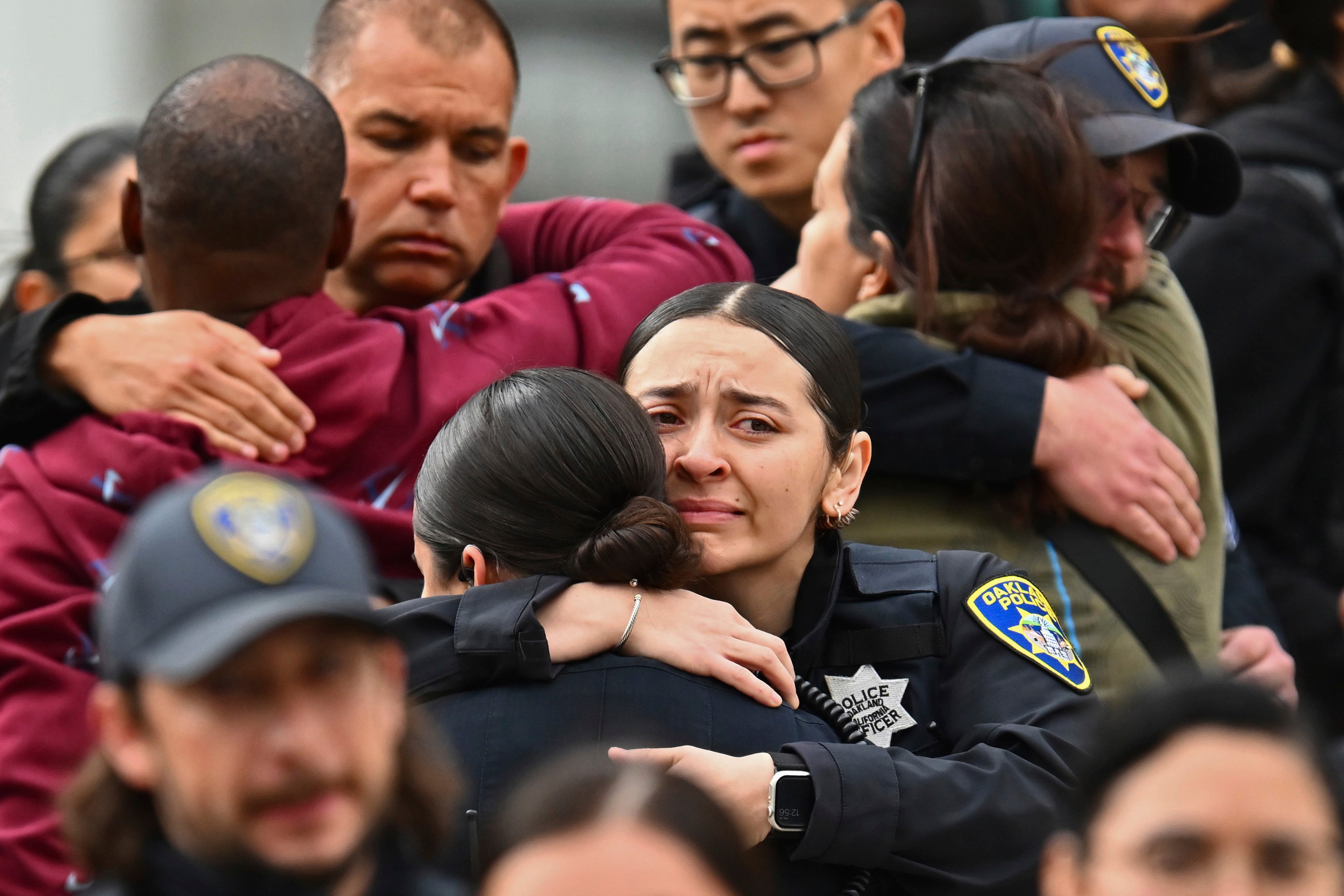 APTOPIX Oakland Police Officer Killed