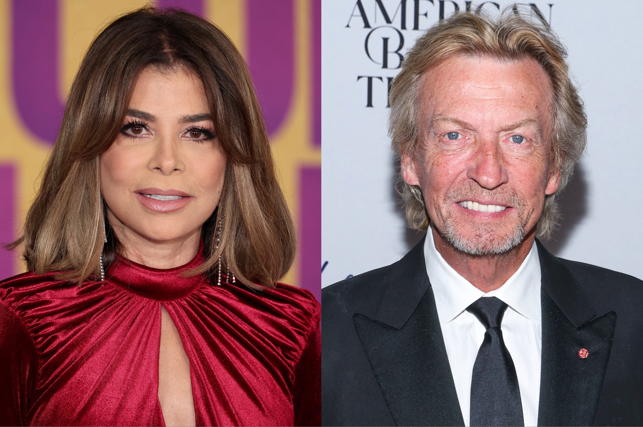 Paula Abdul (left) is suing TV executive Nigel Lythgoe for sexual assault