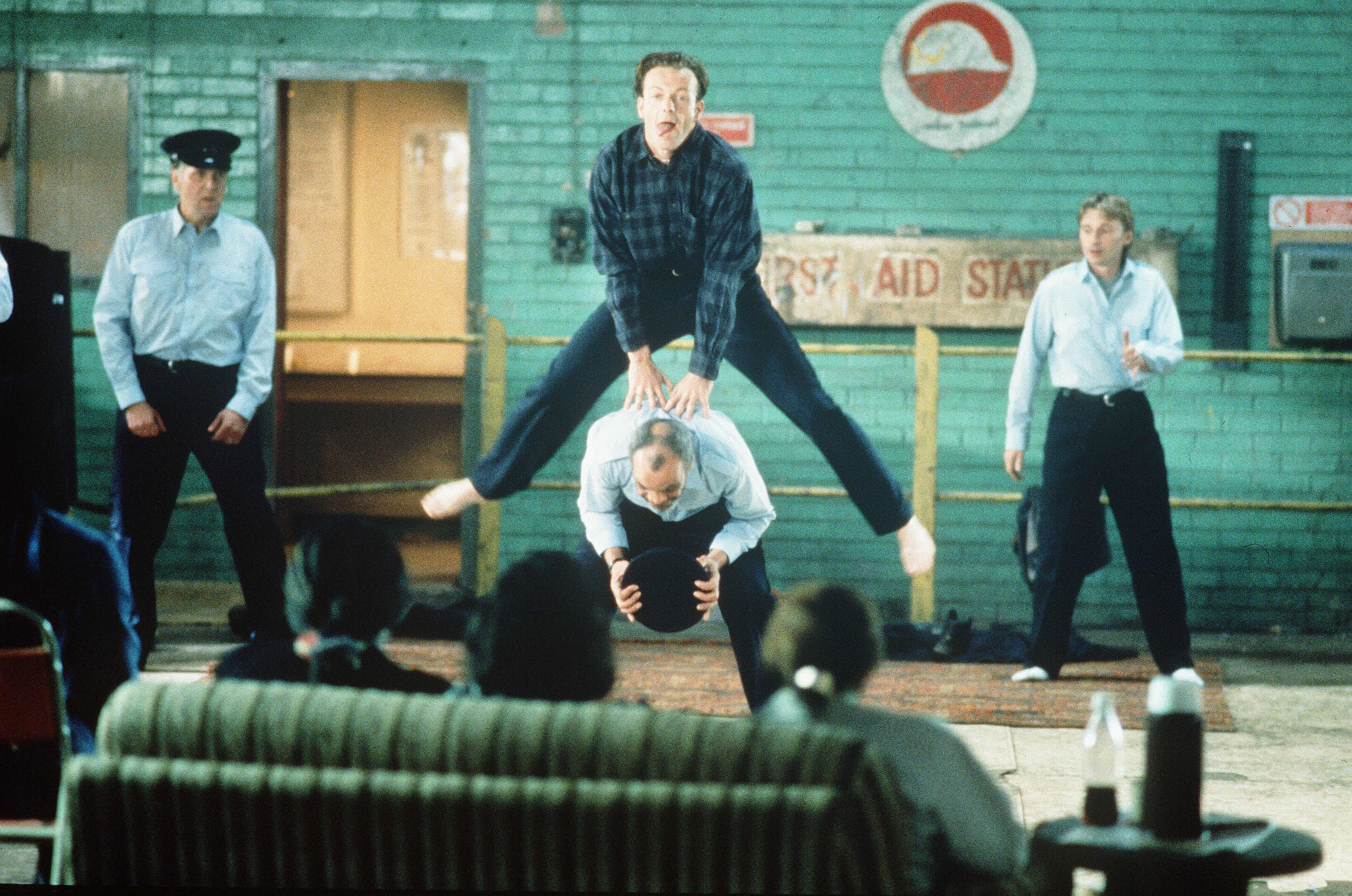 Tom Wilkinson, Hugo Speer, Paul Barber and Robert Carlyle in ‘The Full Monty’