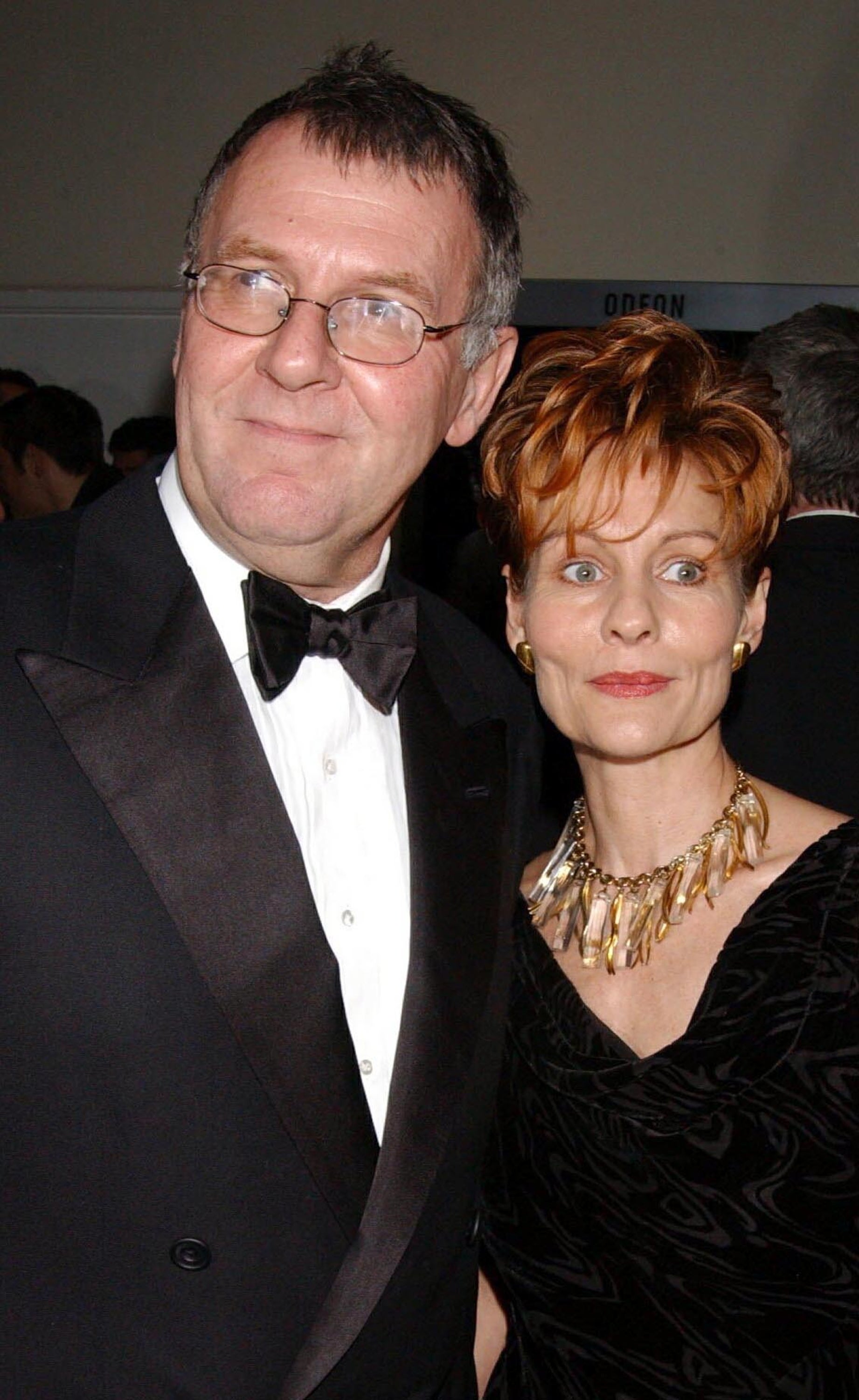 Tom Wilkinson and his wife Diana Hardcastle photographed in 2002