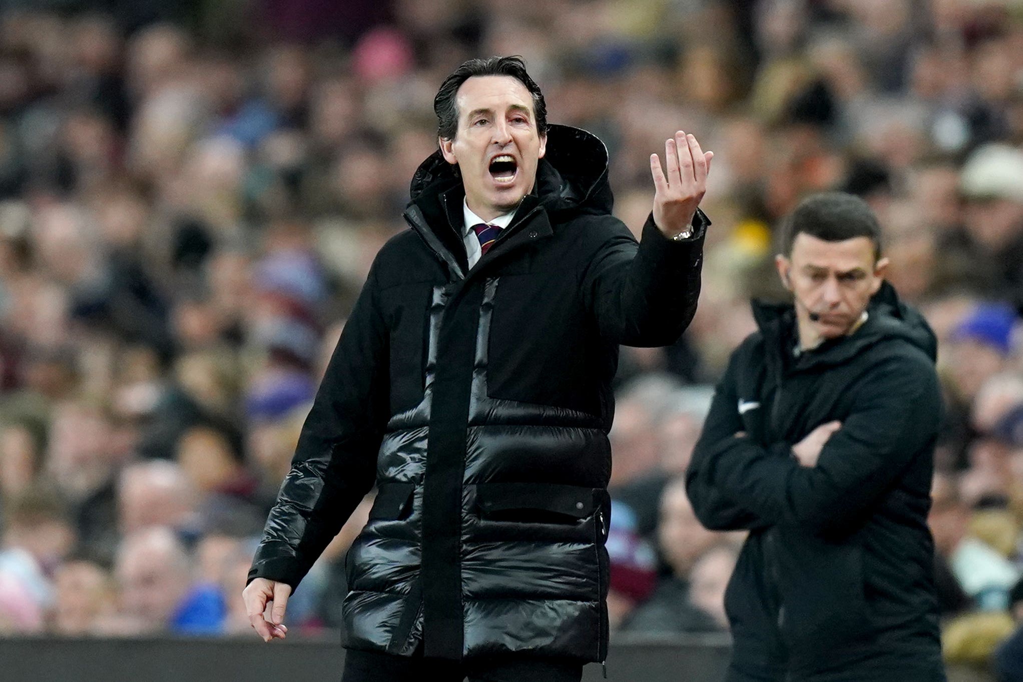 Unai Emery’s Aston Villa ended 2023 with another victory (Jacob King/PA)