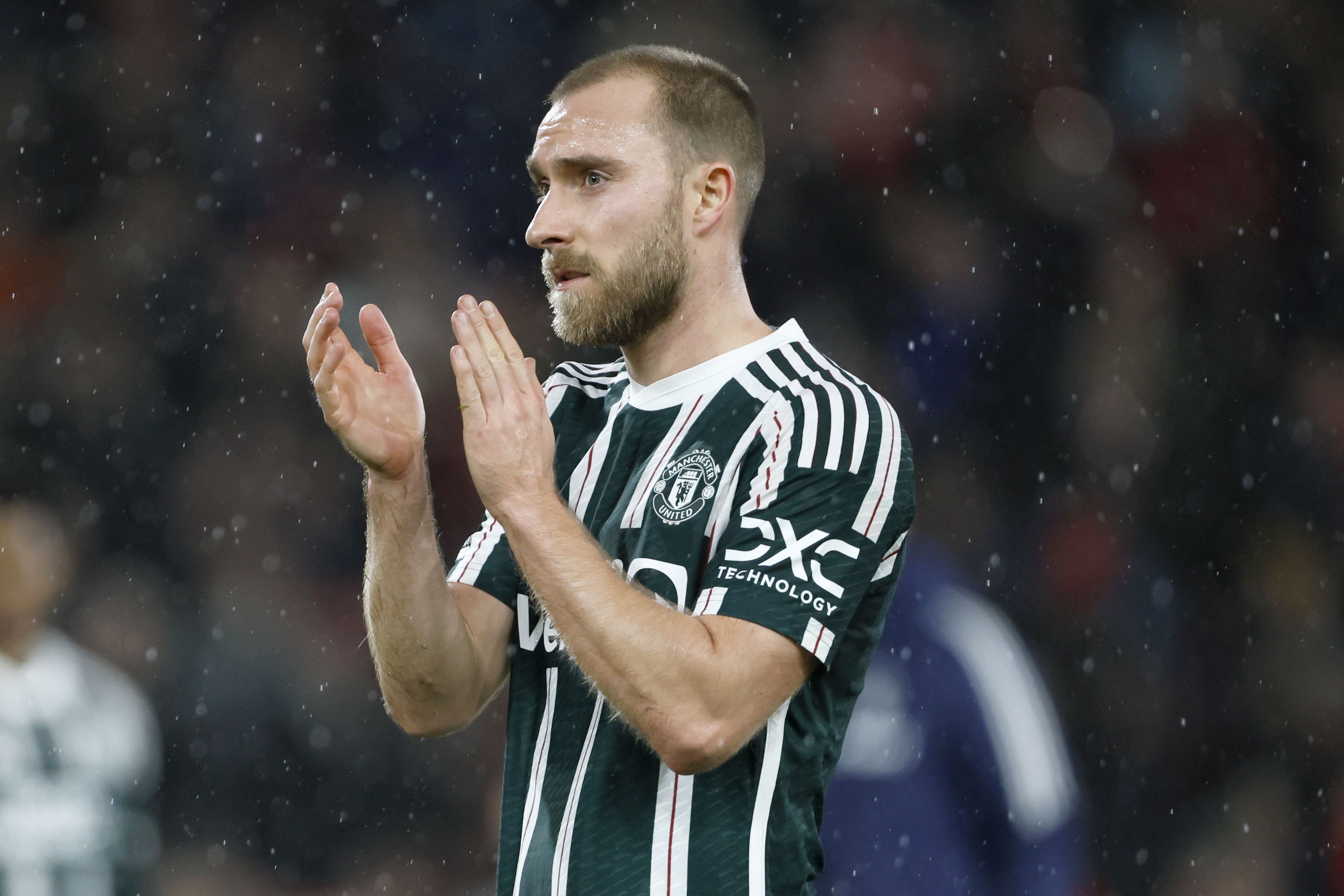 Christian Eriksen was frustrated by Manchester United’s familiar failings (Richard Sellers/PA)