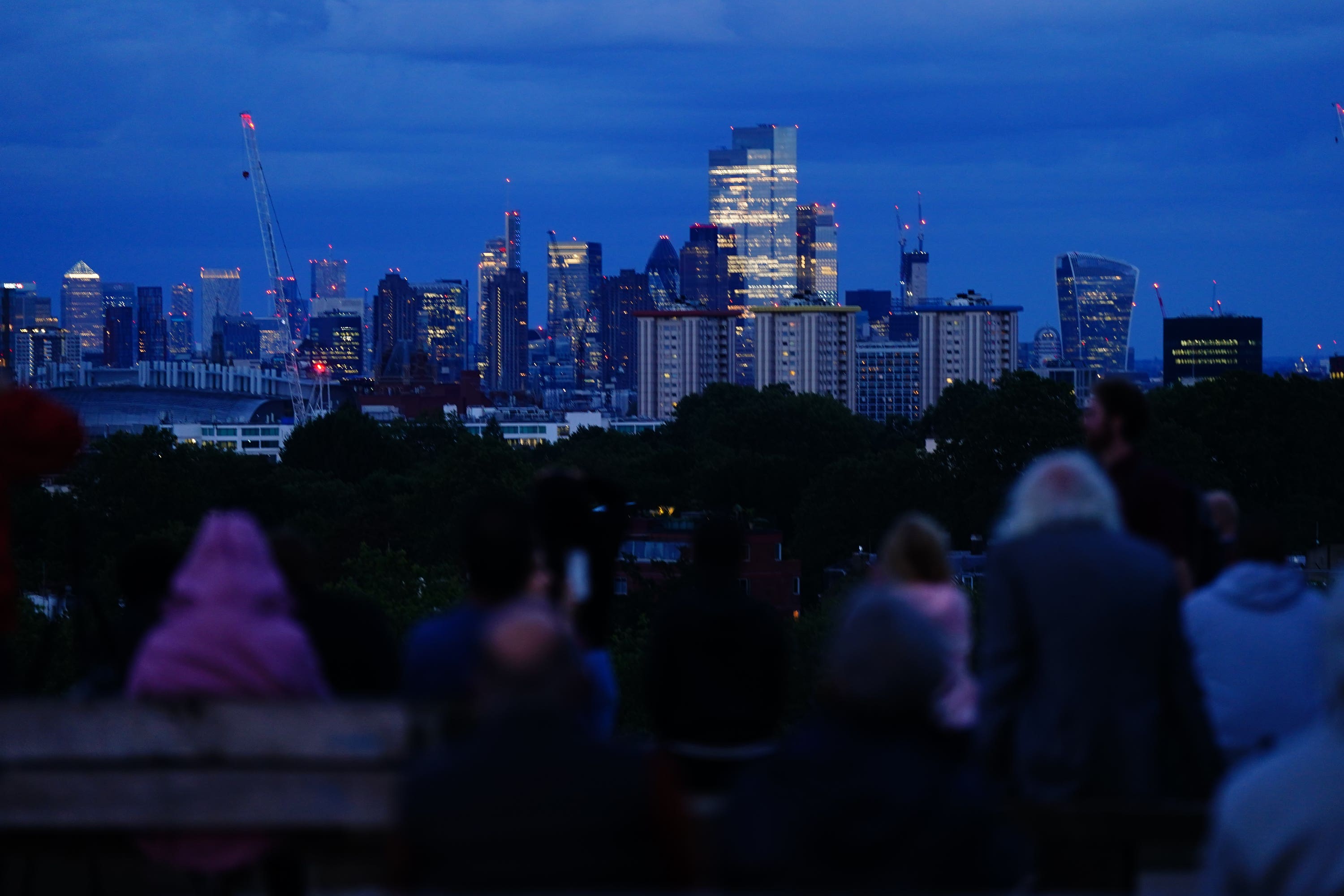 Primrose Hill in London is a popular spot for people watching the New Year’s Eve fireworks and police said it was ‘busy’ at the time of the stabbing