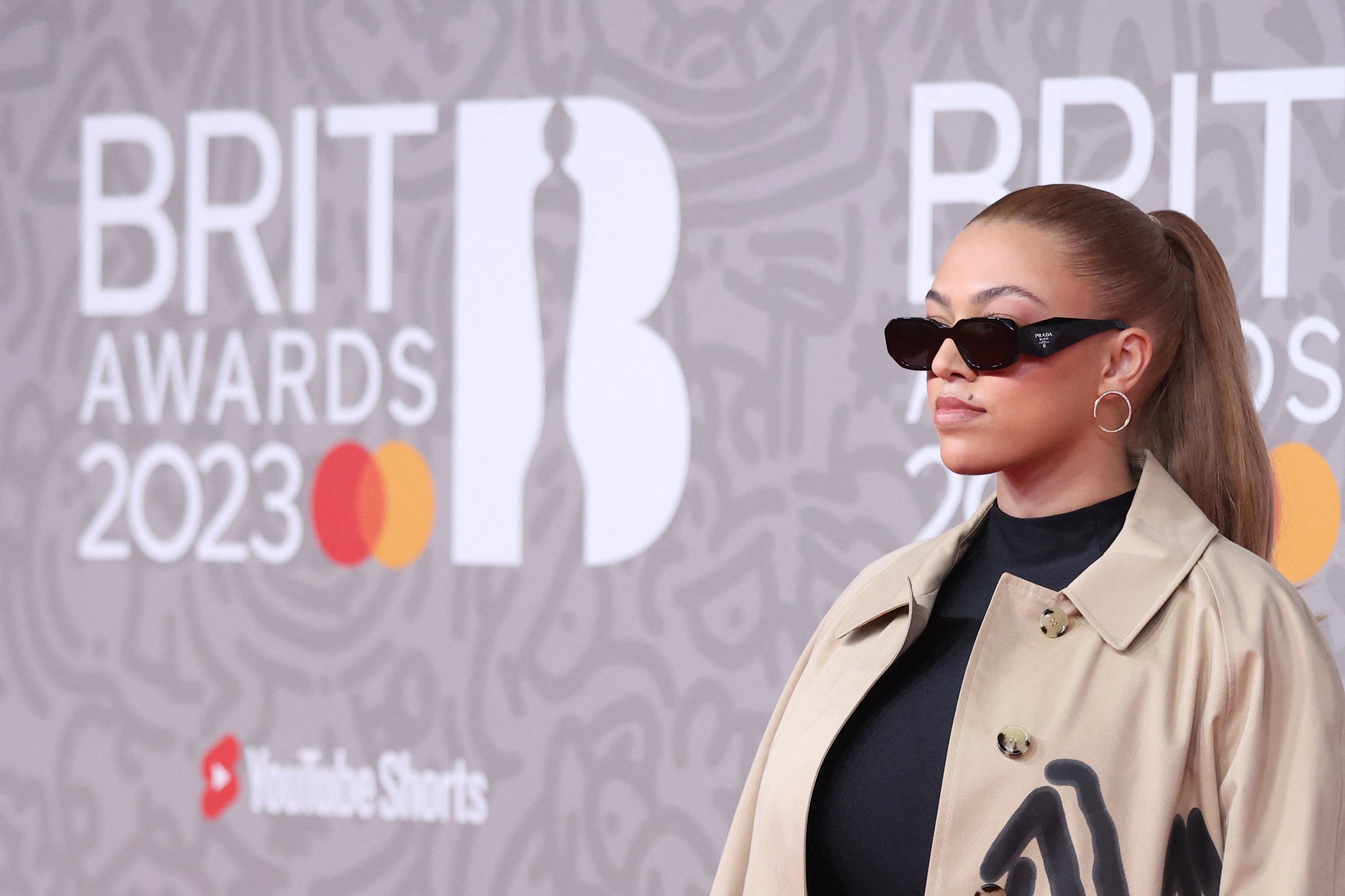 Mahalia at the Brit Awards 2023