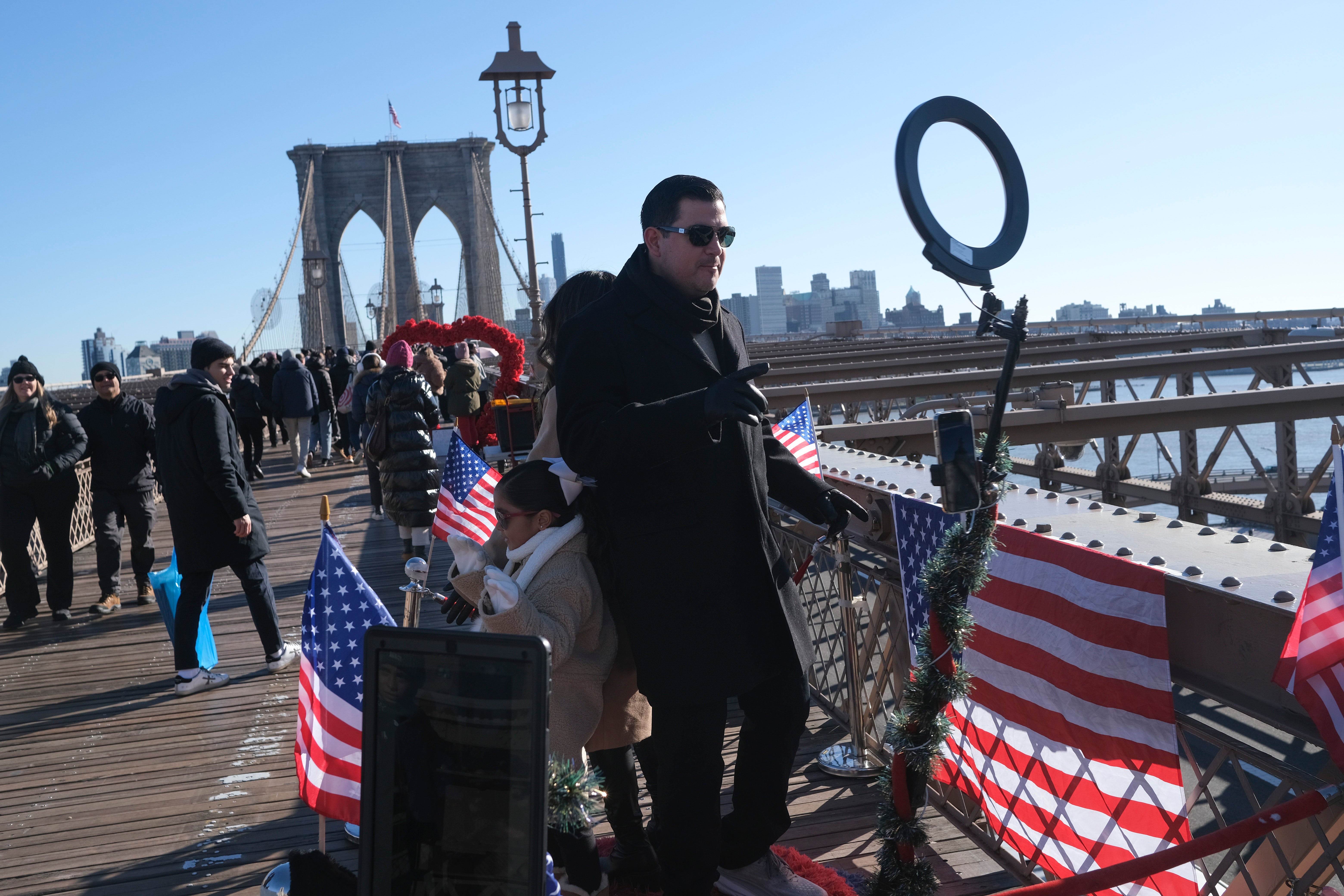 Brooklyn Bridge Vendors