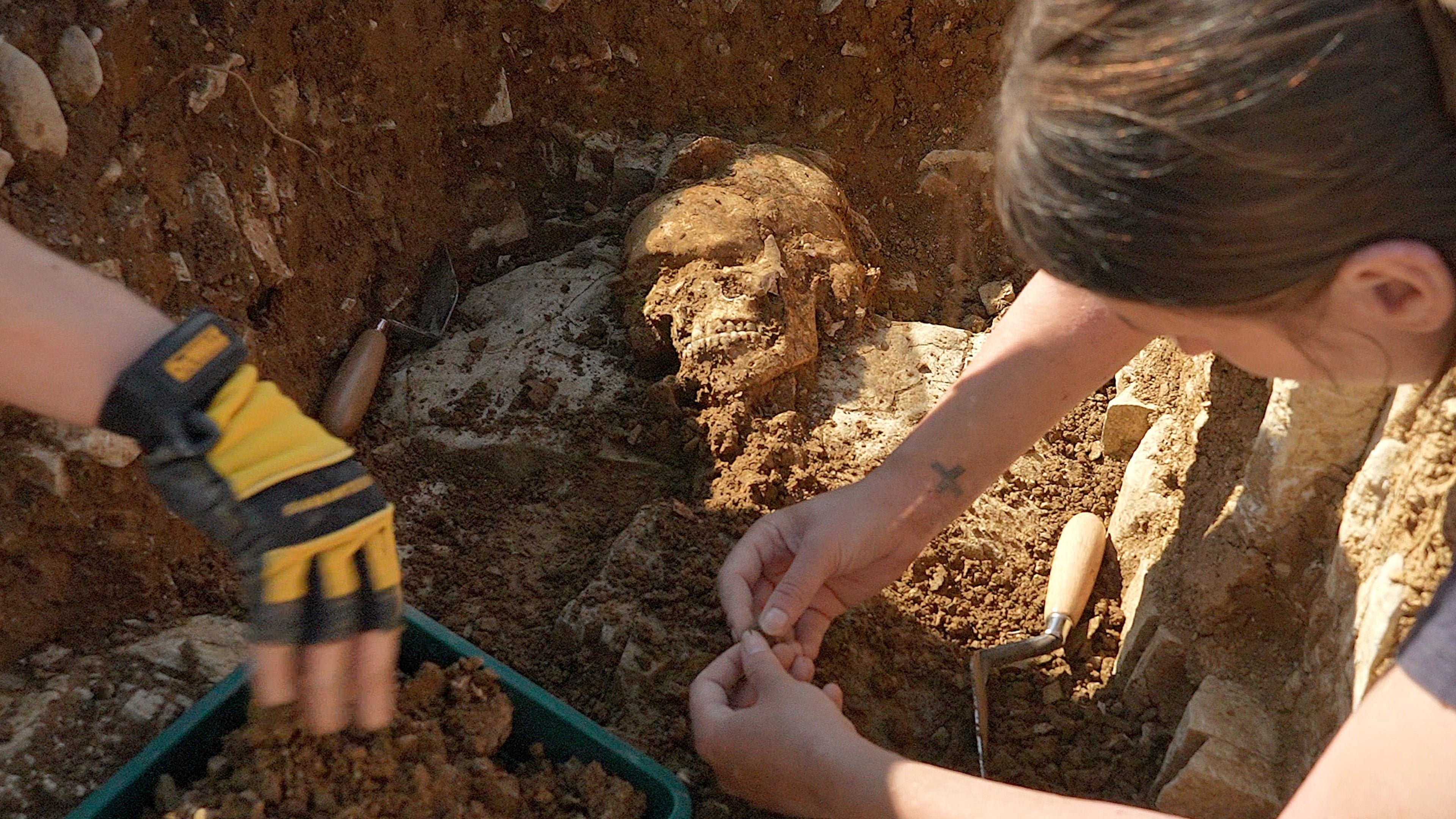 The ancient cemetery dates back to the 6th or 7th Century