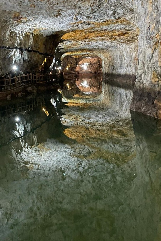 One of the tunnels dug underneath Matsu