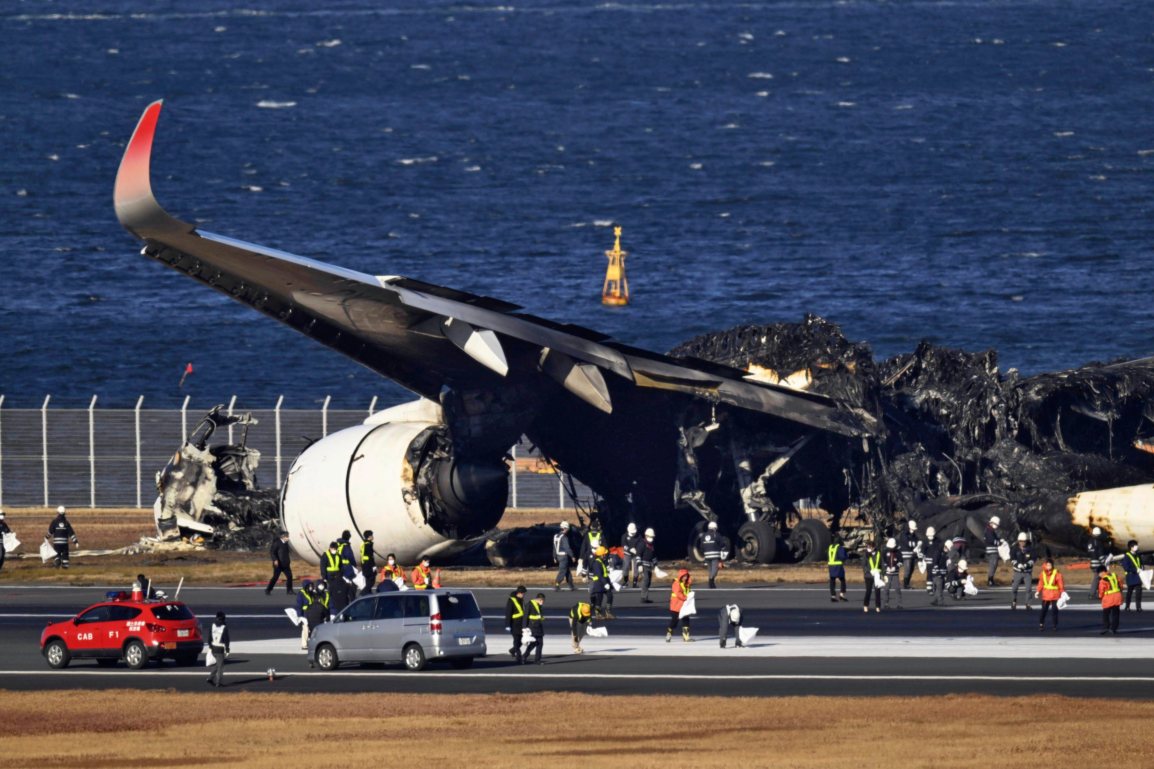 Japan Plane Fire