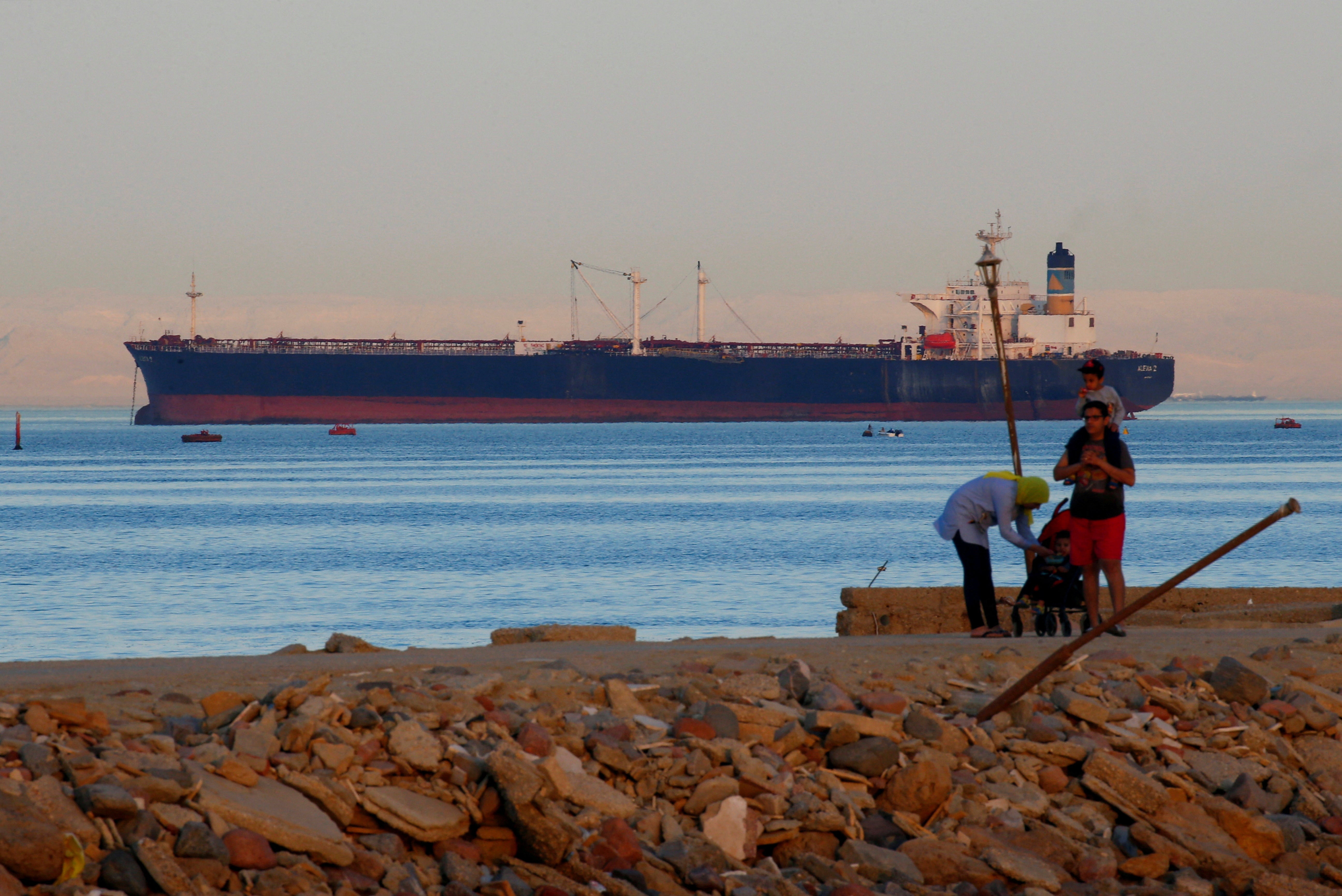 22-30 percent of worldwide maritime-traded goods pass through the Suez Canal