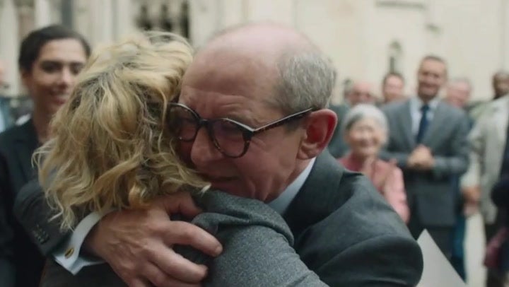 The jubilant final scene of ‘Mr Bates vs the Post Office’