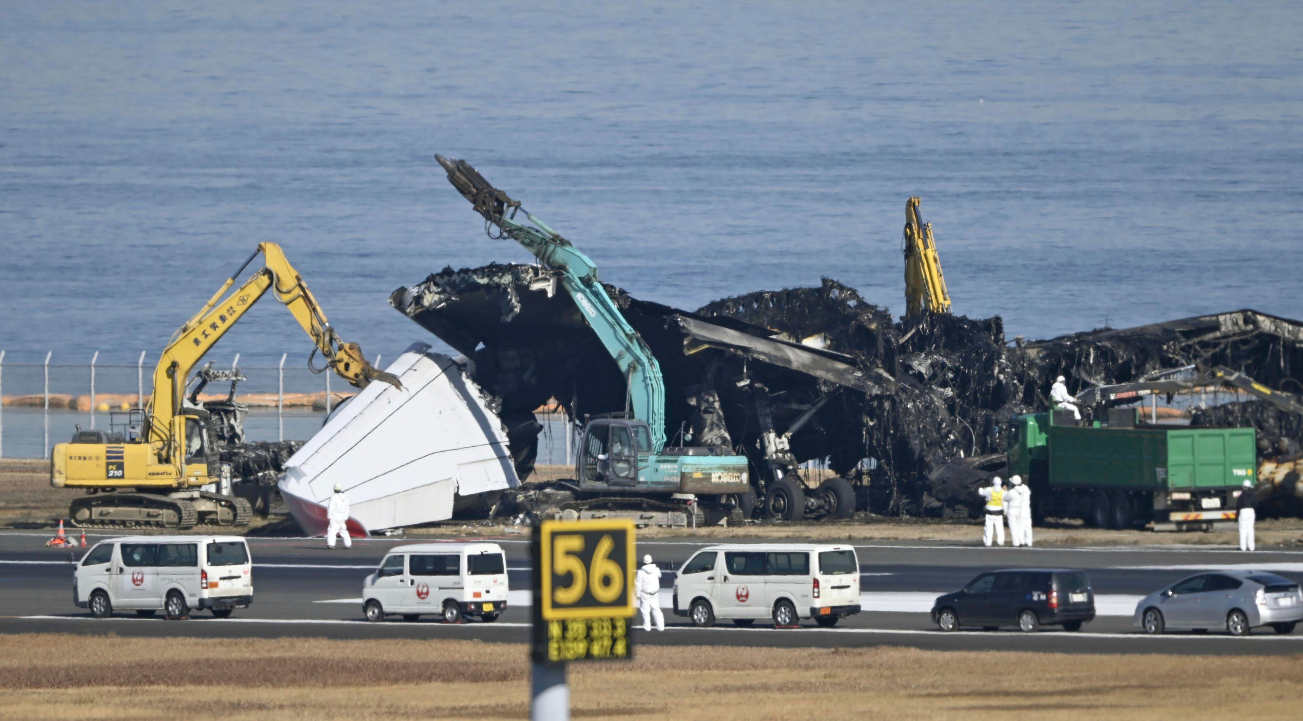 Japan Plane Fire