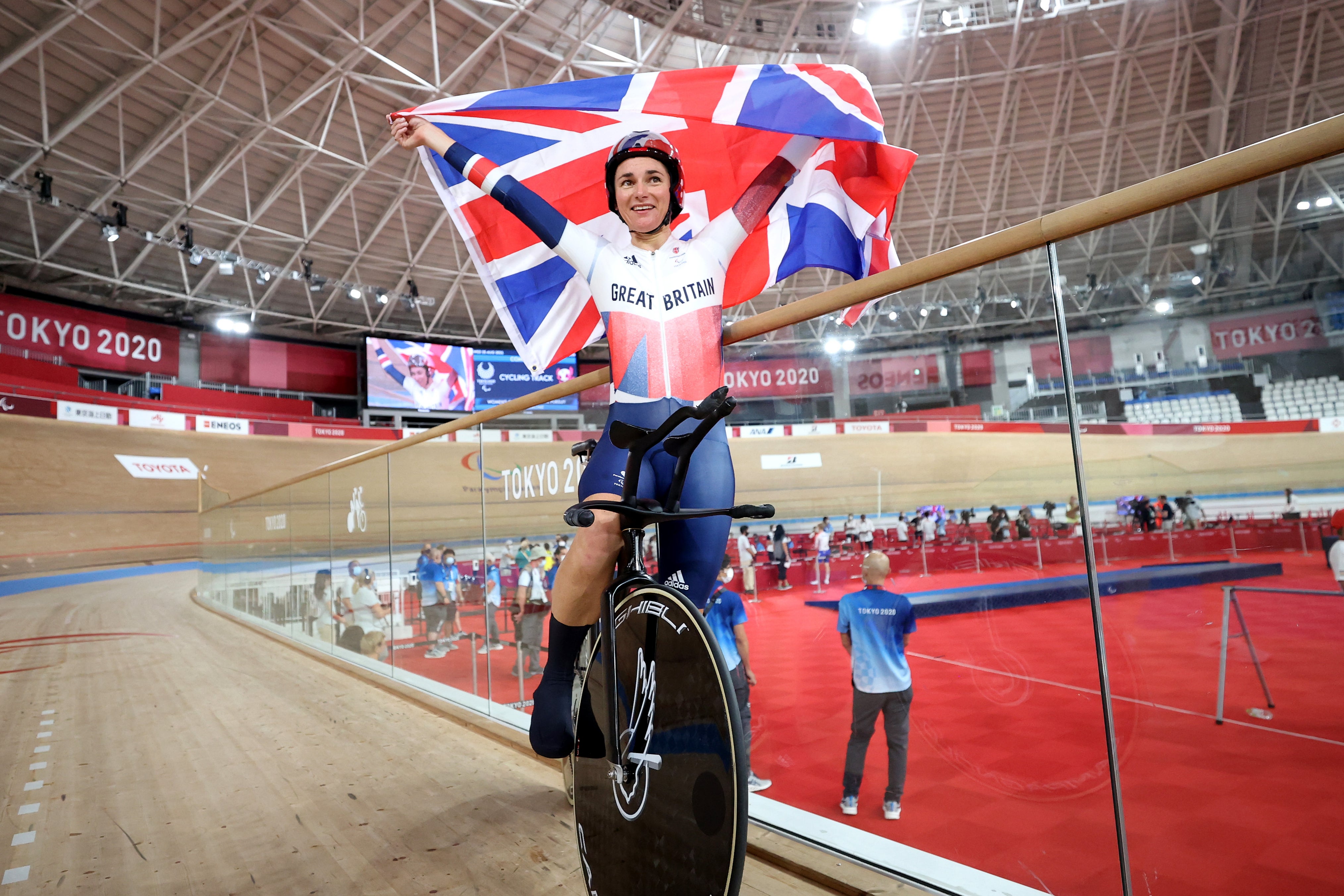 Sarah Storey won three gold medals at Tokyo 2020