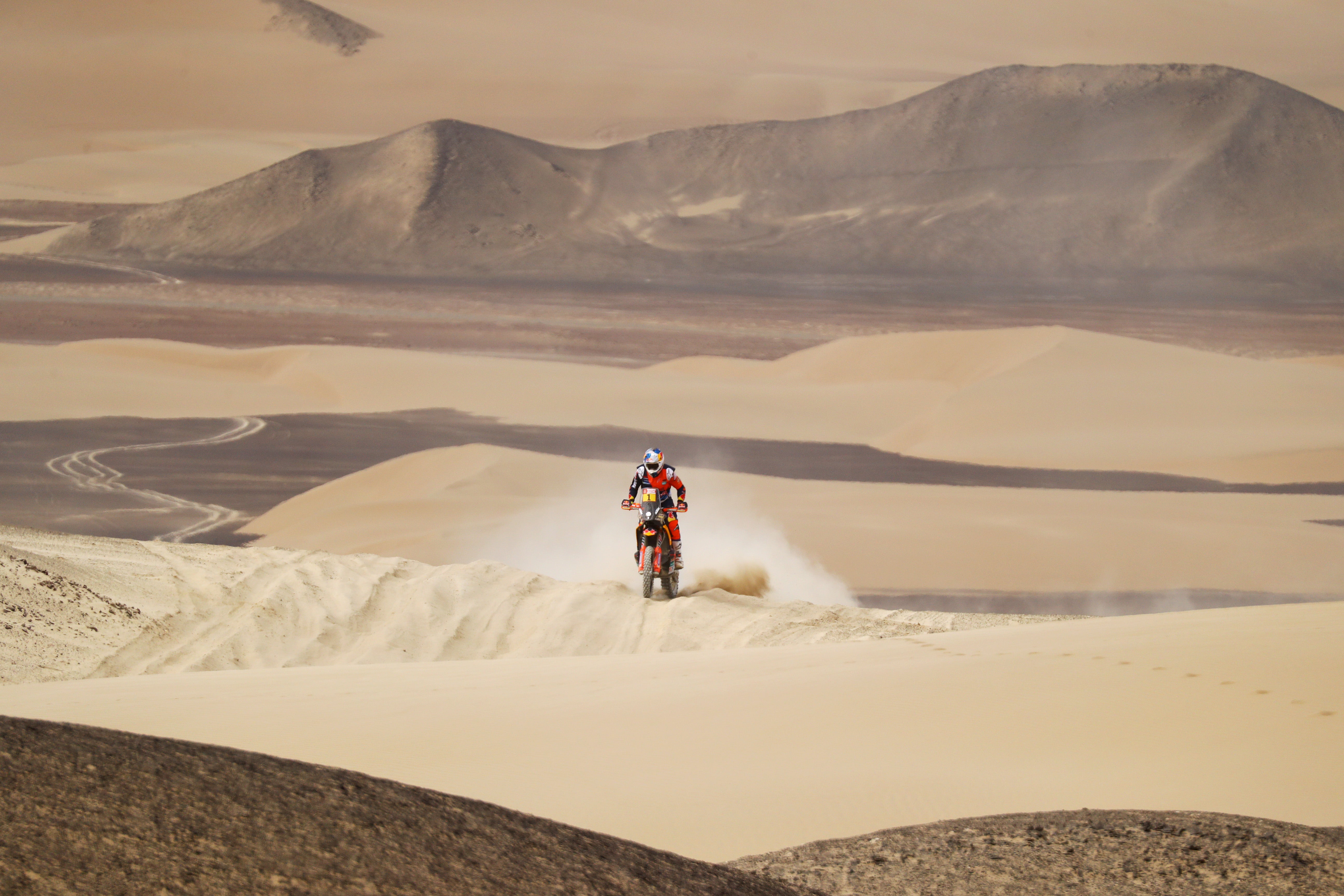 Sam Sunderland is a two-time winner of the Dakar Rally