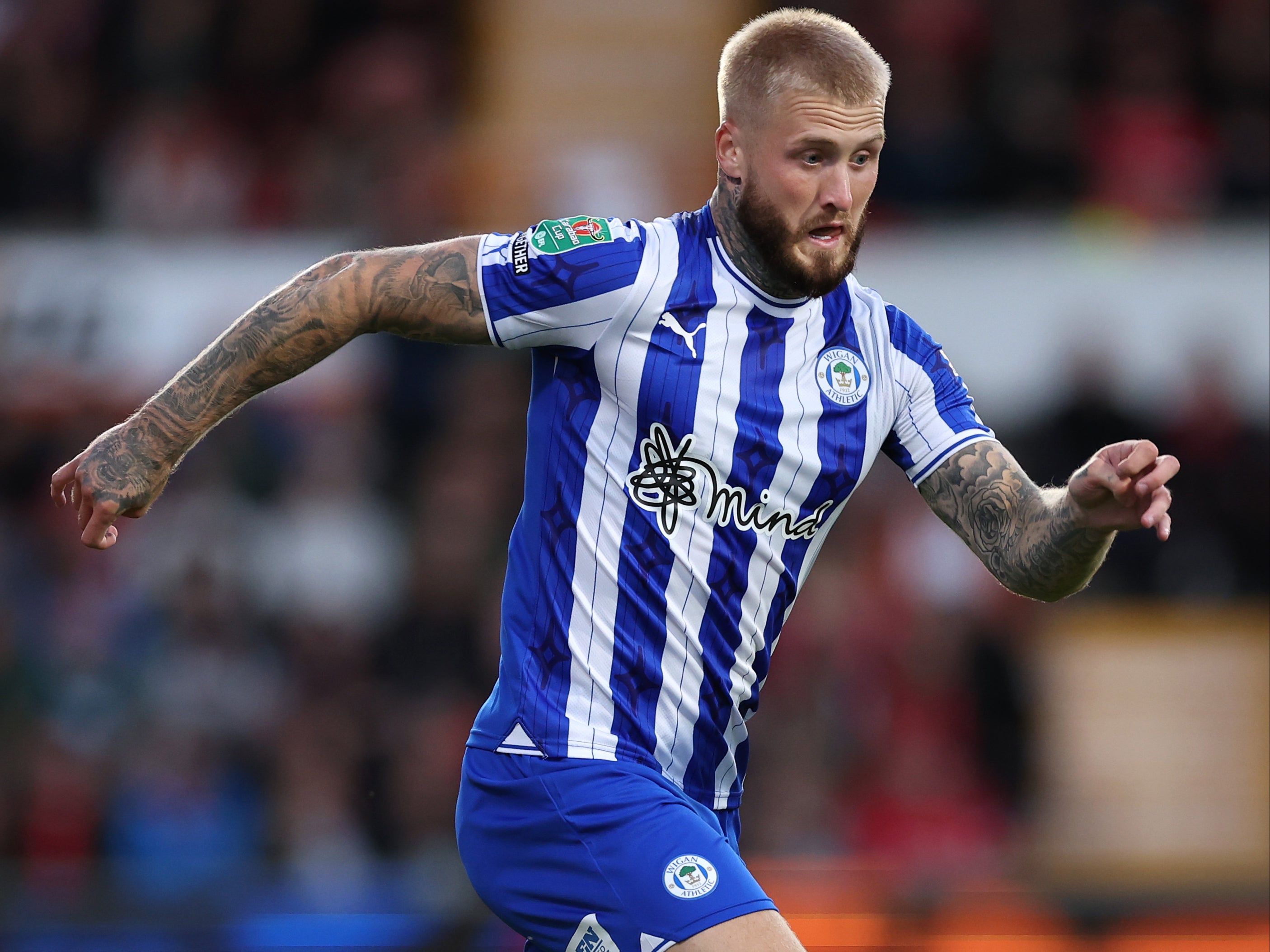 Stephen Humphrys scored the winning goal in Wigan’s FA Cup second-round win over York City