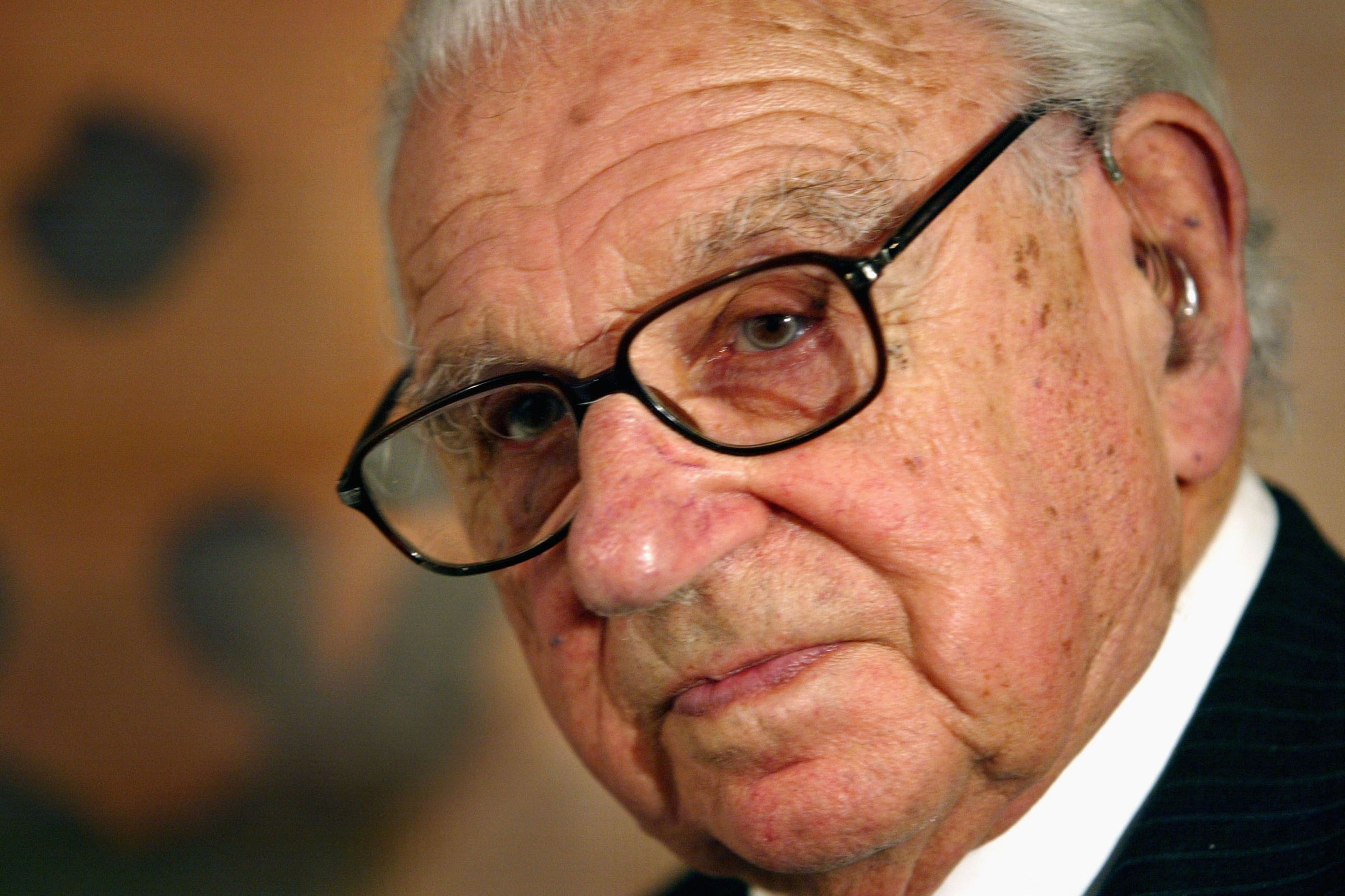 Real-life hero: Sir Nicholas Winton in 2004